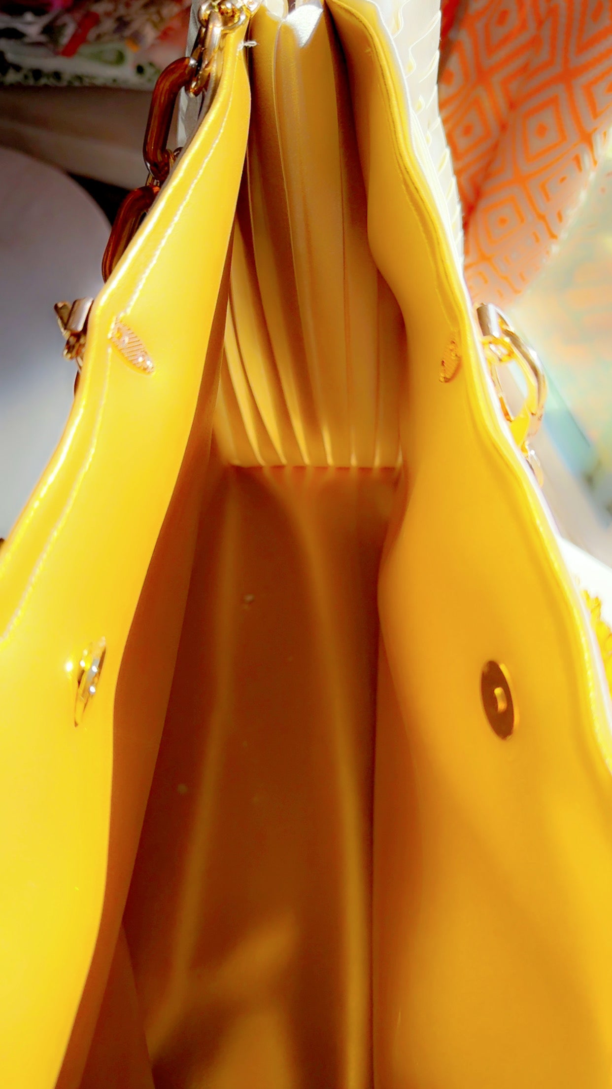 Luxury Satin Pleated Tote