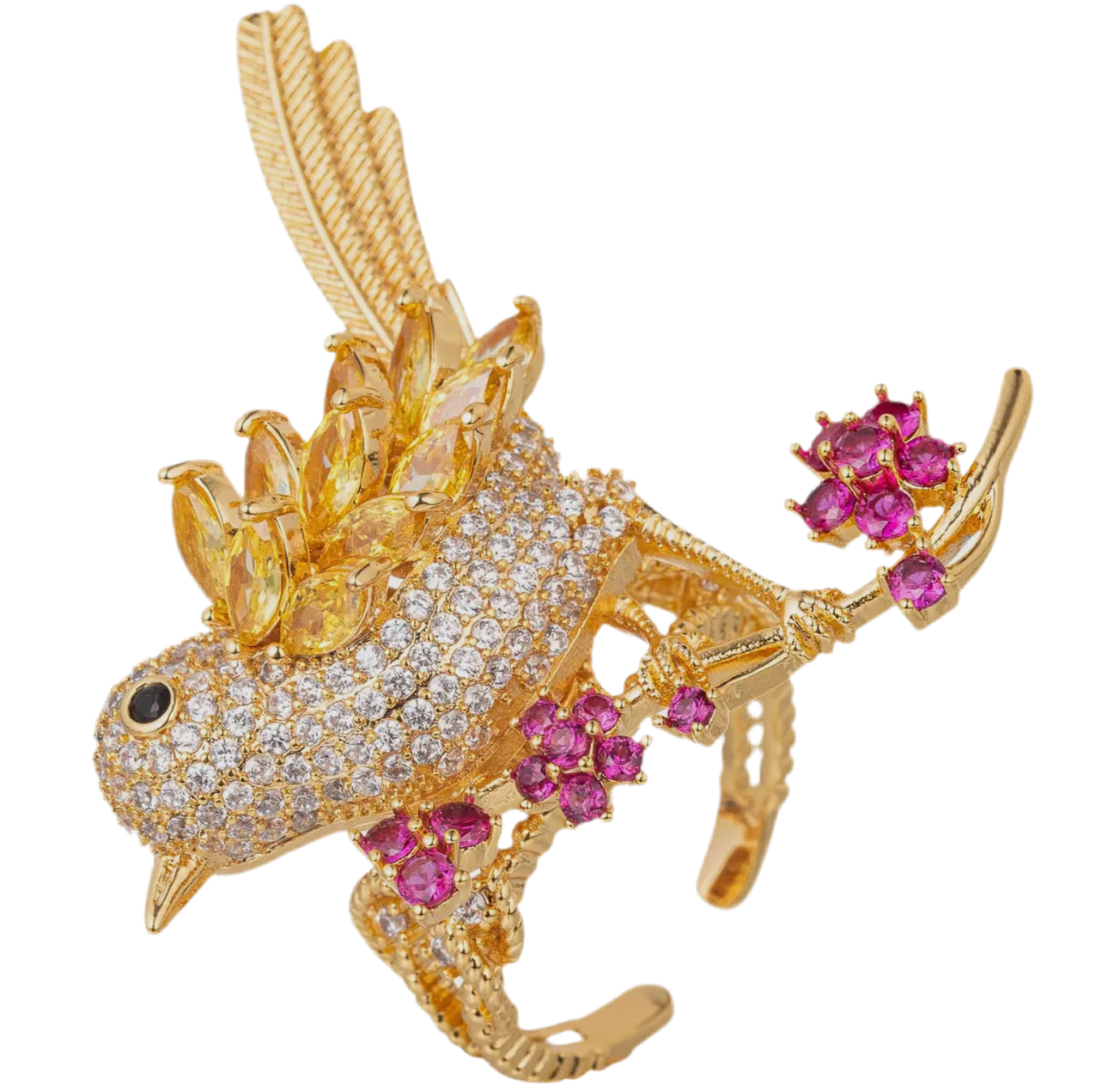 18k Gold Plated CZ Ring