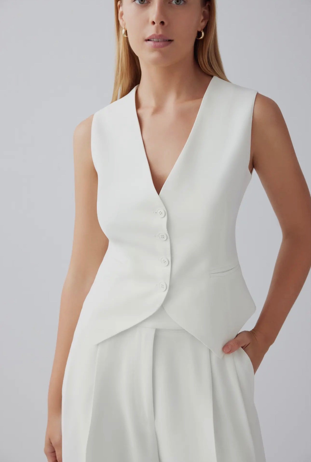 Le Cle Tailored Waistcoat Vest