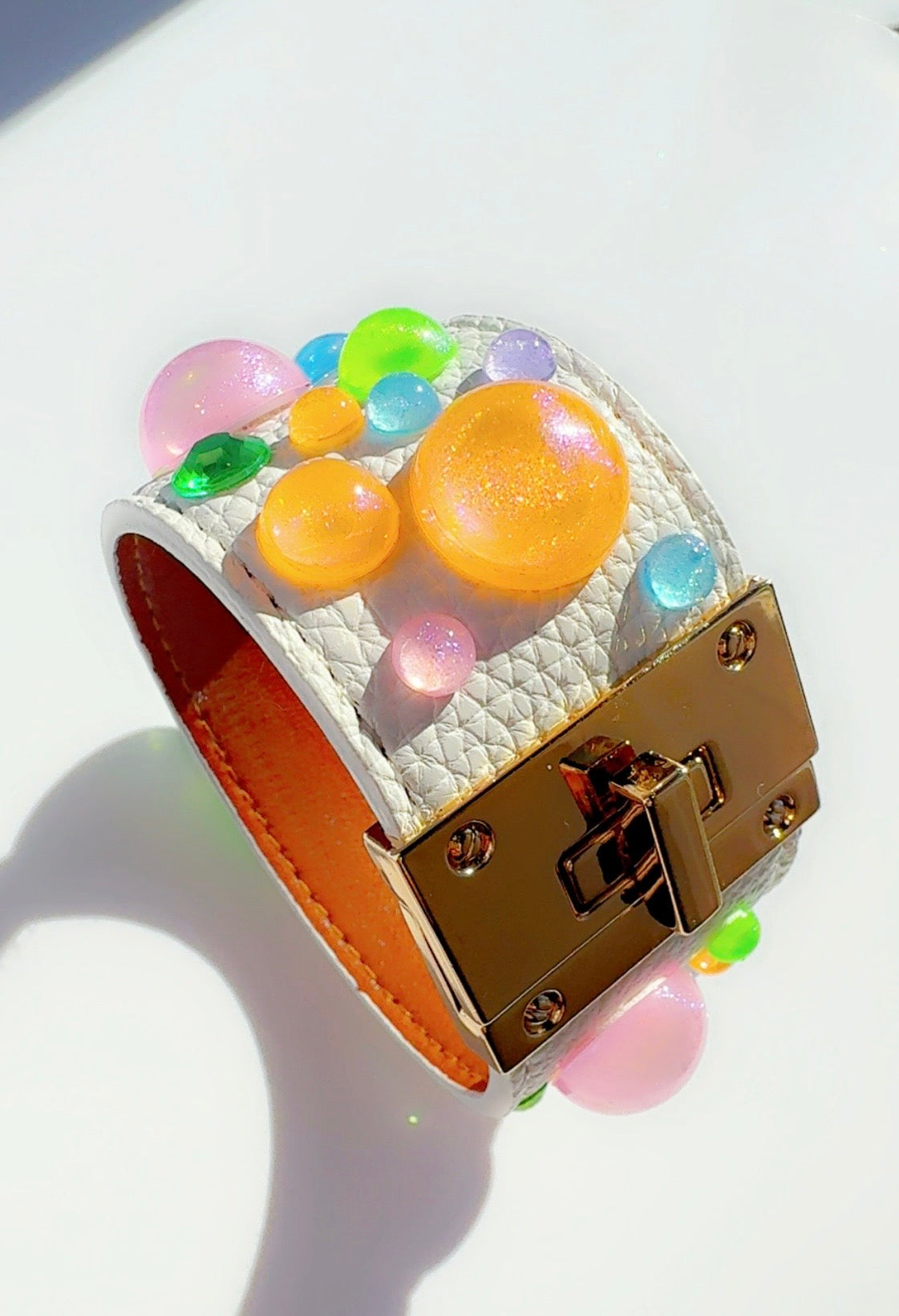 Pastel Bubble Cuff Bracelet