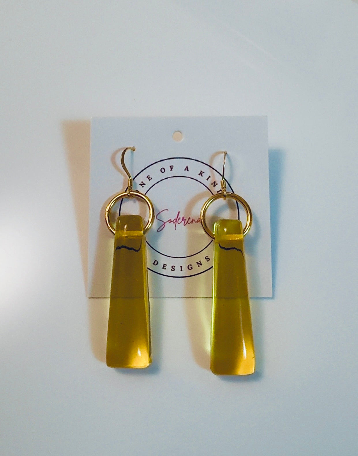 Golden Pendulum Ear Candy