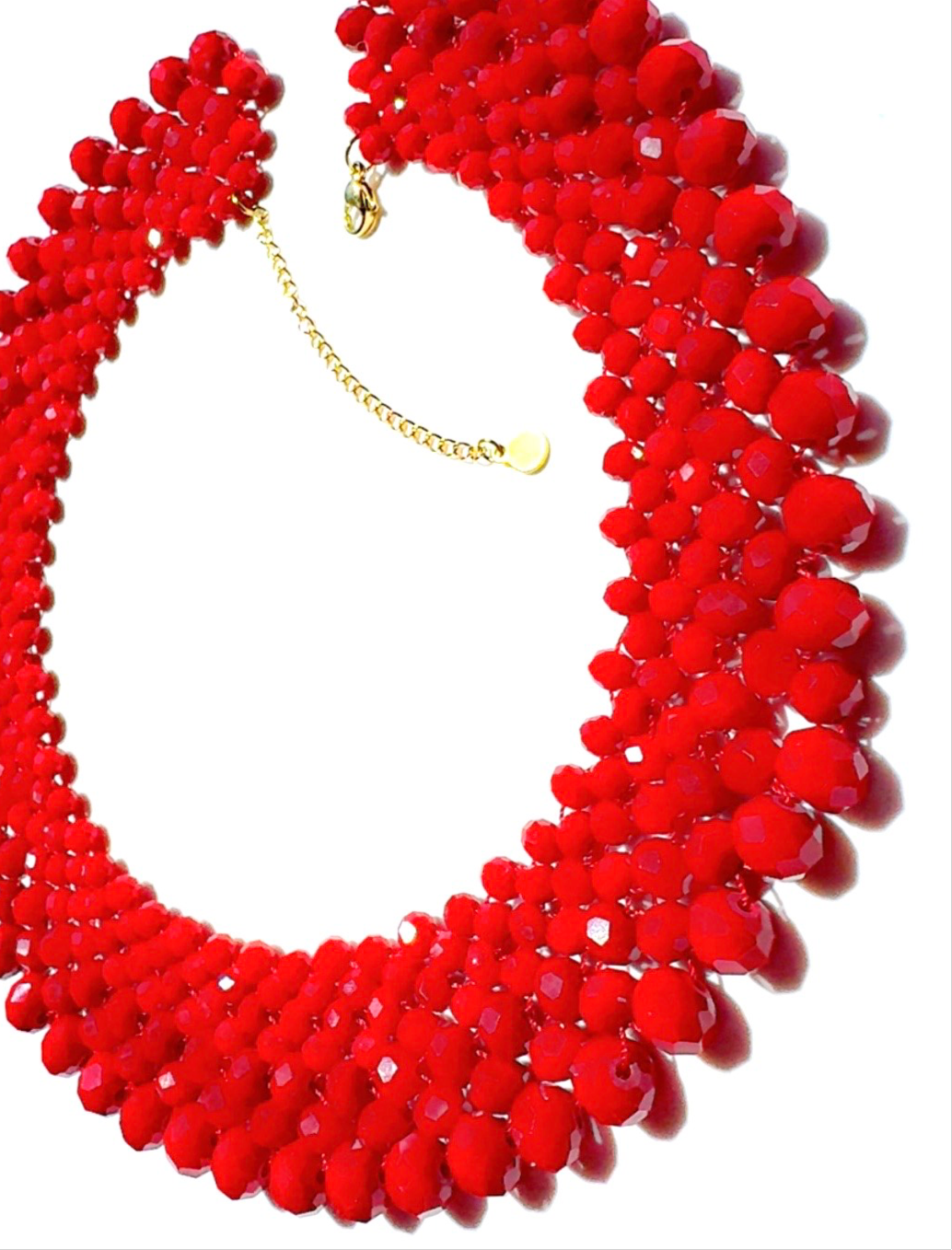Red Crystal Choker Necklace