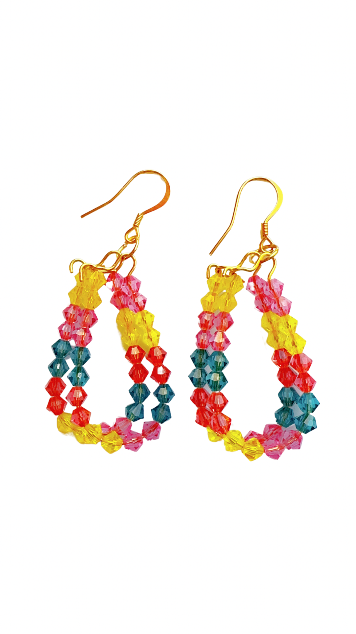 AS Color Pop Ear Candy Double Hoop Dangle