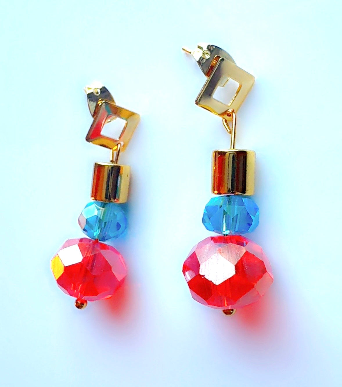 Orange and Blue Small Stack