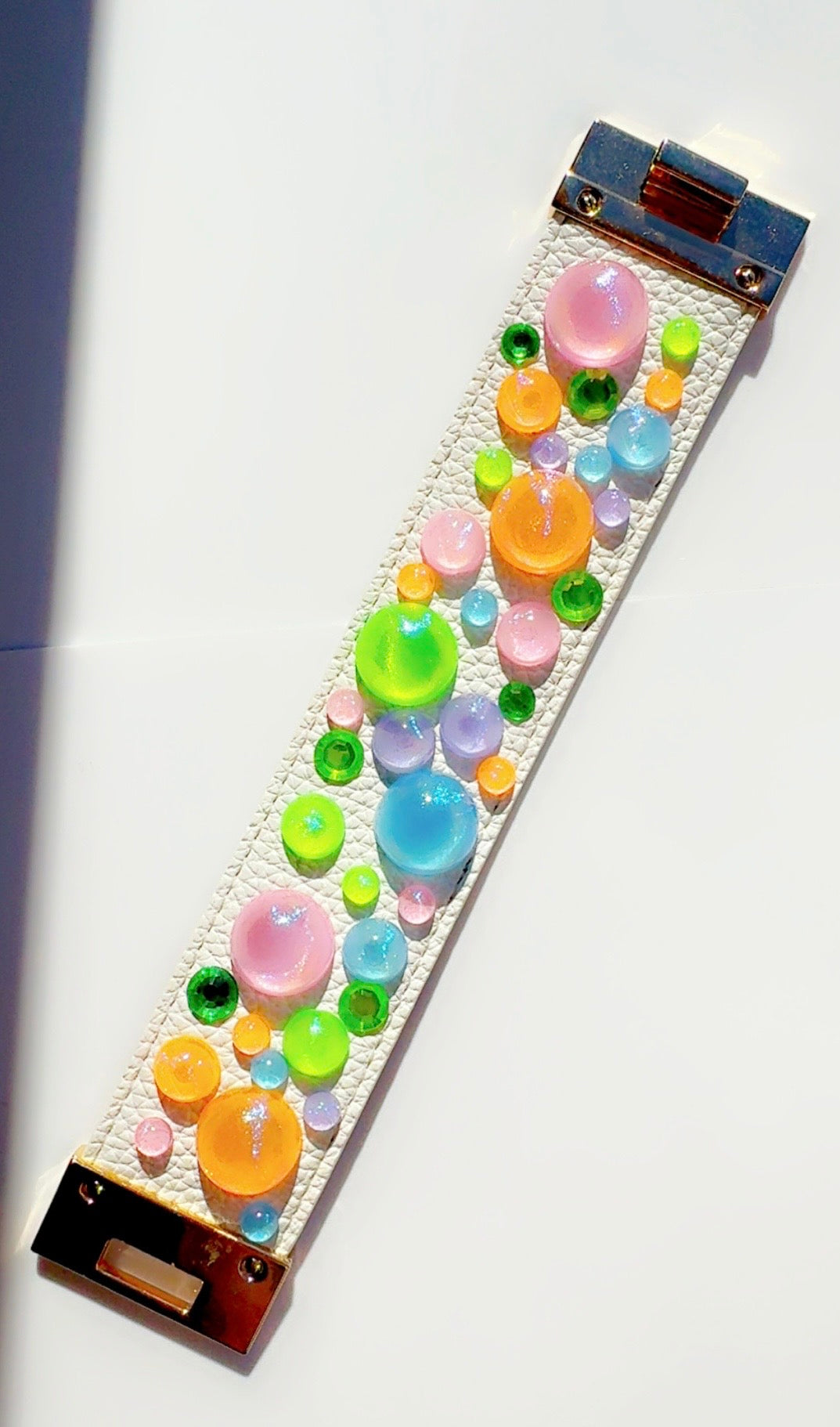 Pastel Bubble Cuff Bracelet