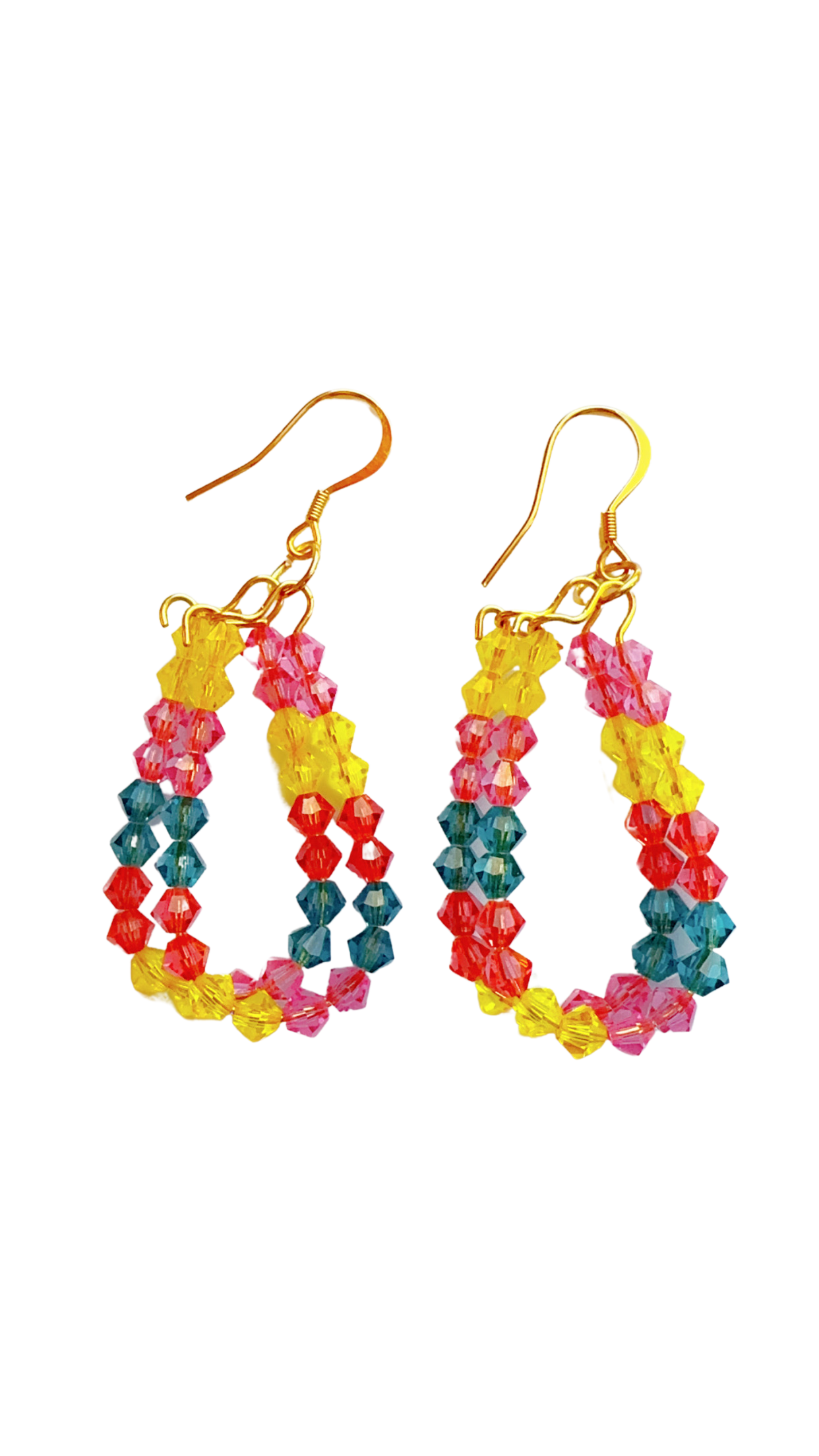 AS Color Pop Ear Candy Double Hoop Dangle