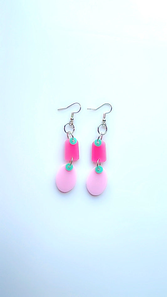 Double Pink and Mint Ear Candy
