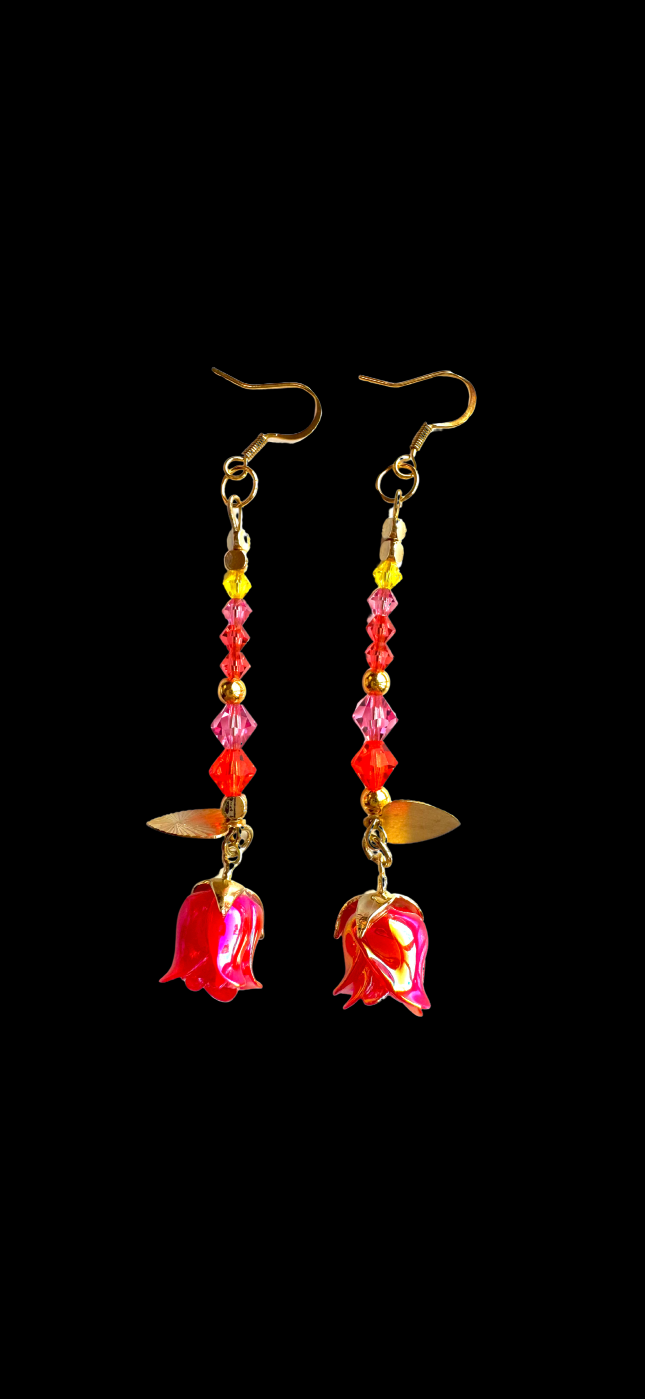 Color Pop Ear Candy Rose Drop Dangle