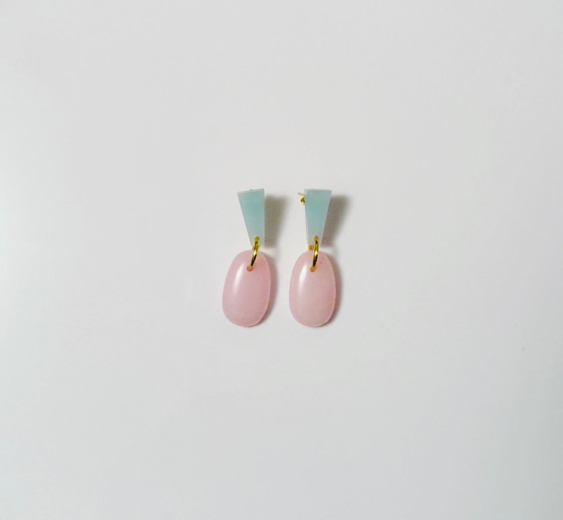 Pastel Pink Dangles 