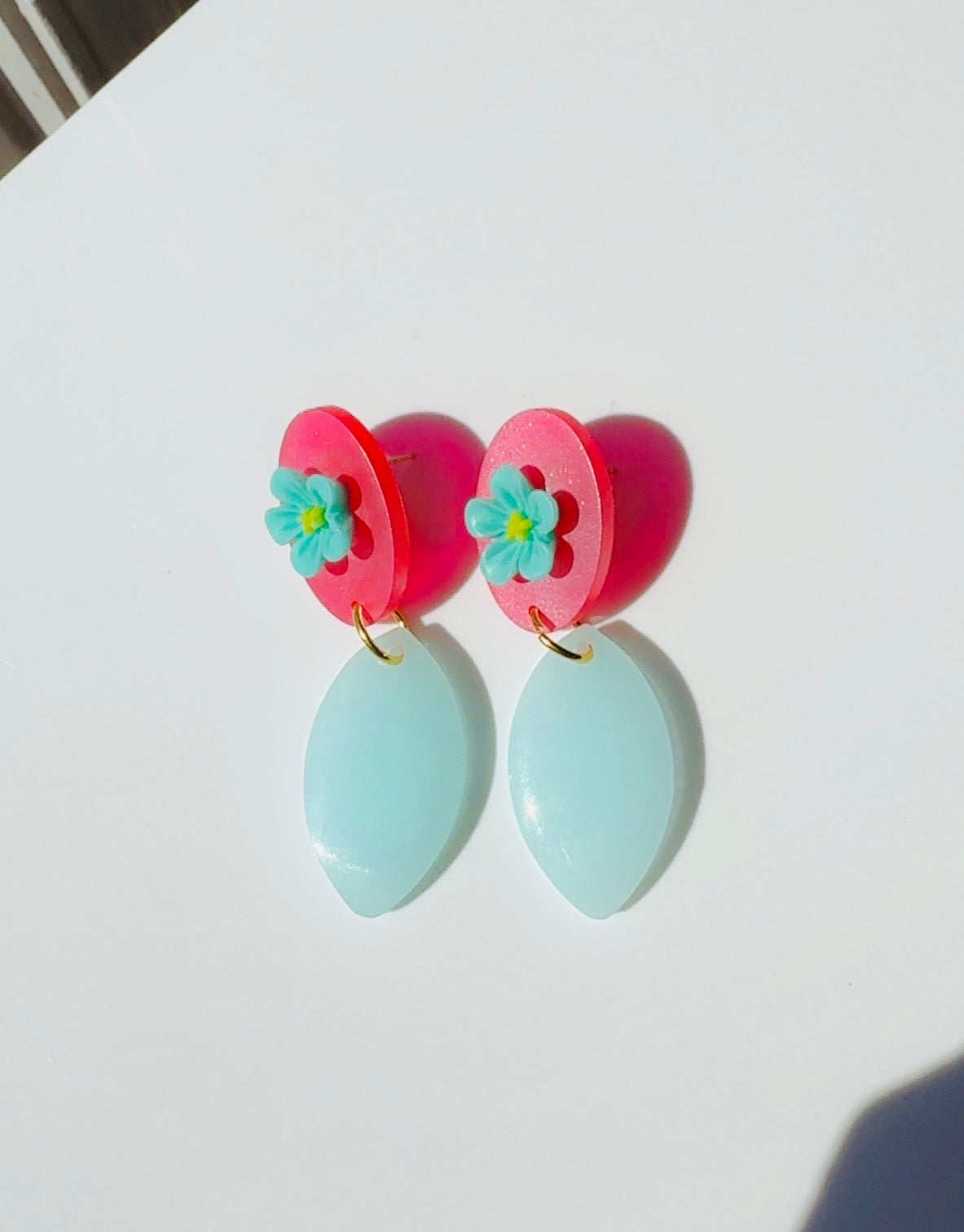 Blue Moon Flower Ear Candy