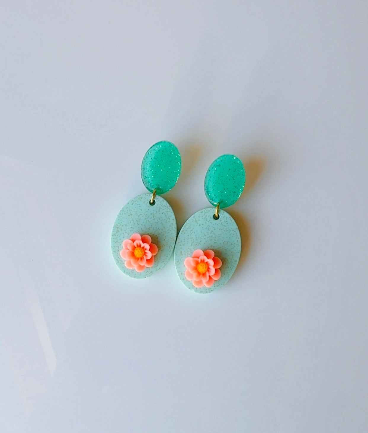 Blue Bonnet Floral Earrings