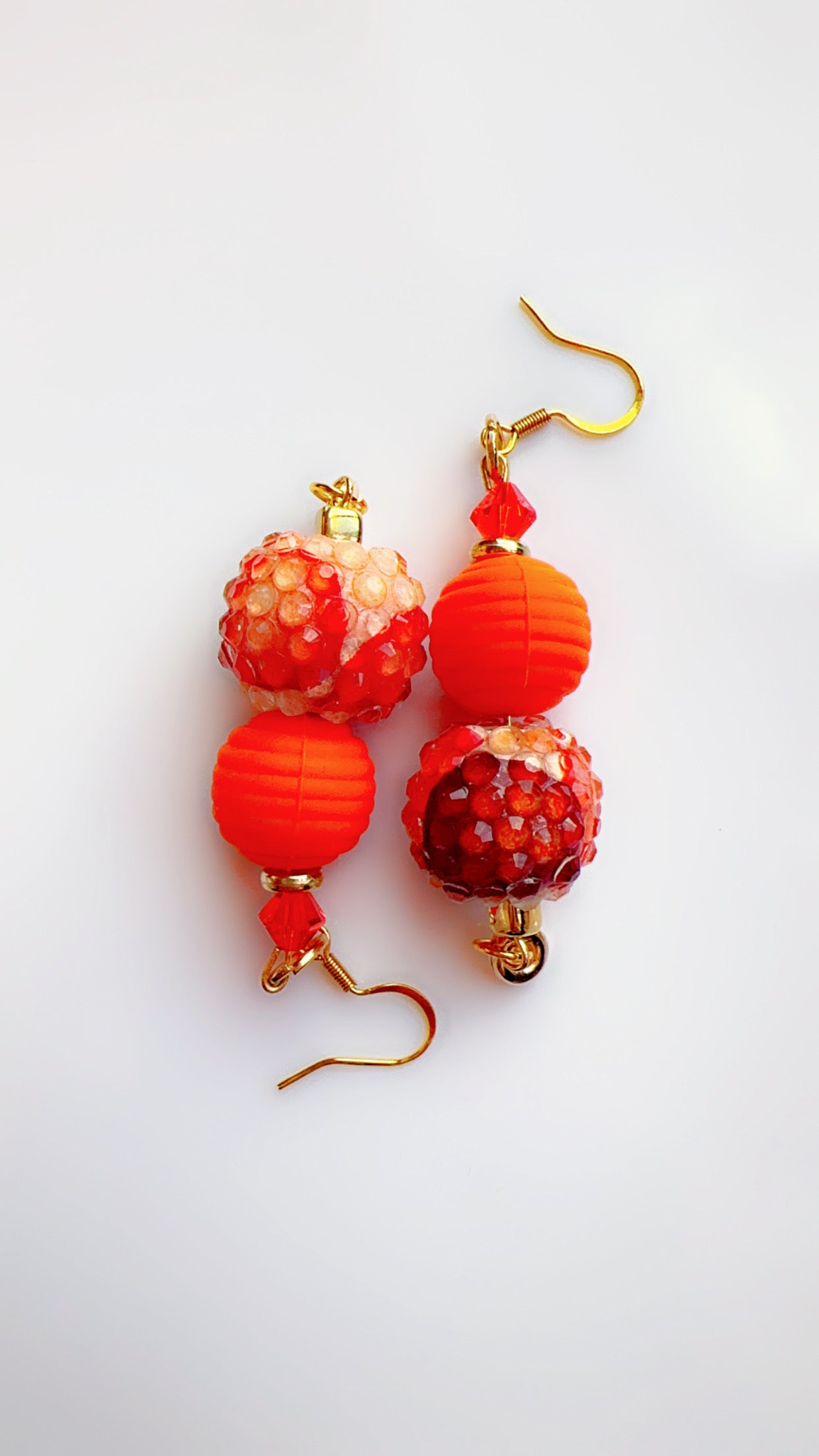 Ear Candy Ear Candy Orange Double Stack Large