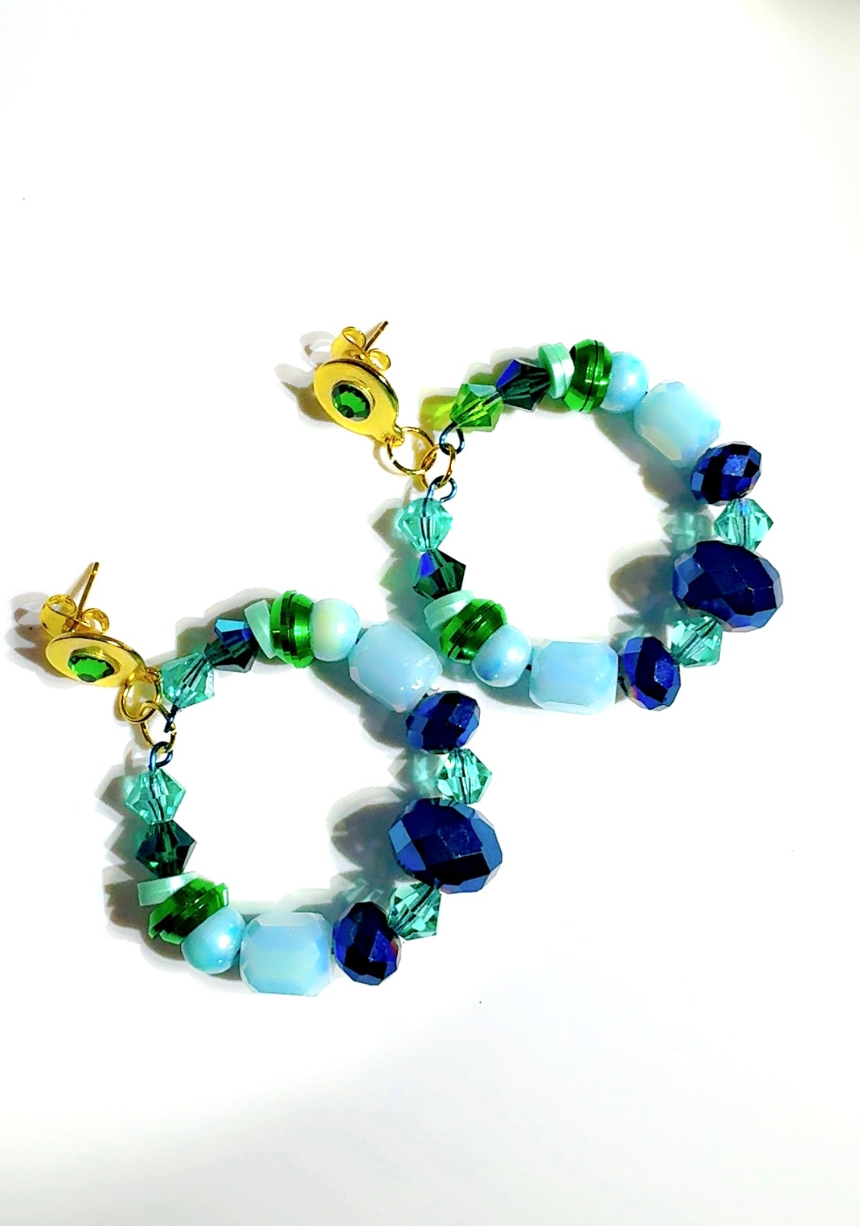 AS Color Pop Ear Candy Blue Green Circle Stack