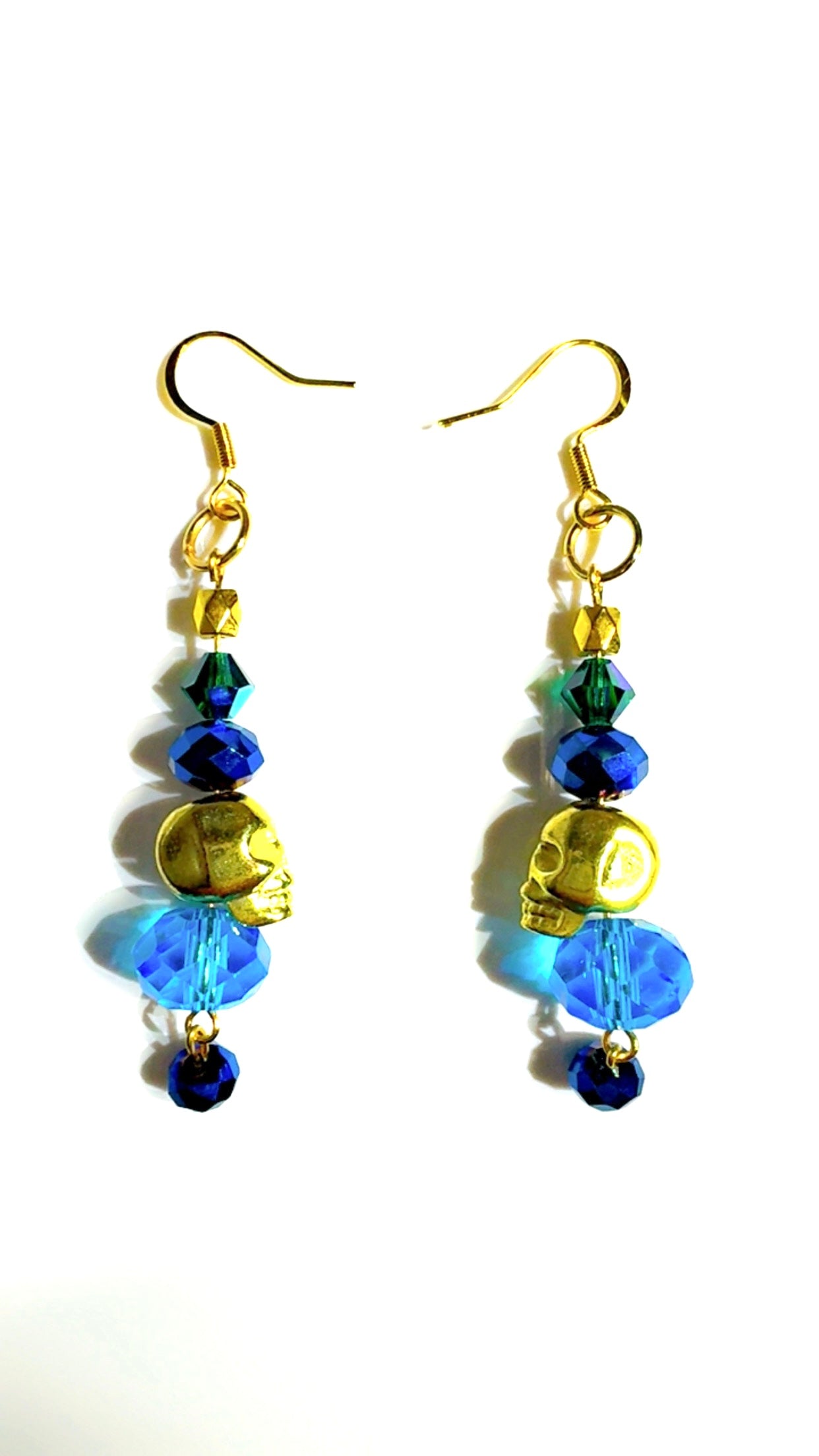 Color Pop Ear Candy Blue Stack Skull