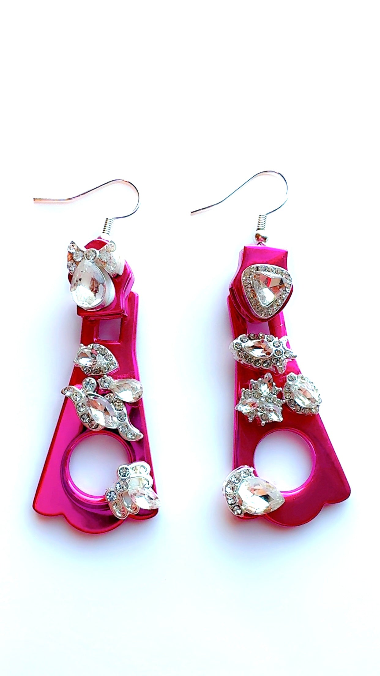 AS Color Pop Ear Candy Zipper Pull with Rhinestones *Signature Style for Brand. Best Sellers!