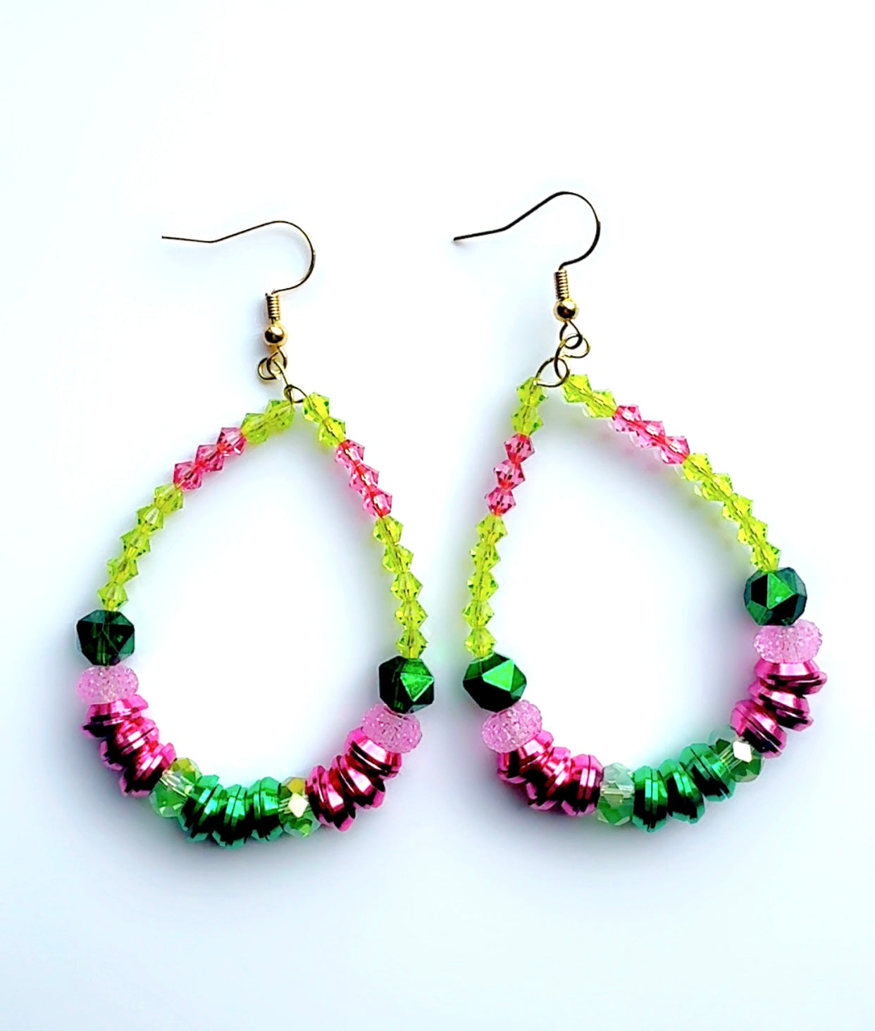 Wicked Crystal Long Hoop Ear Candy