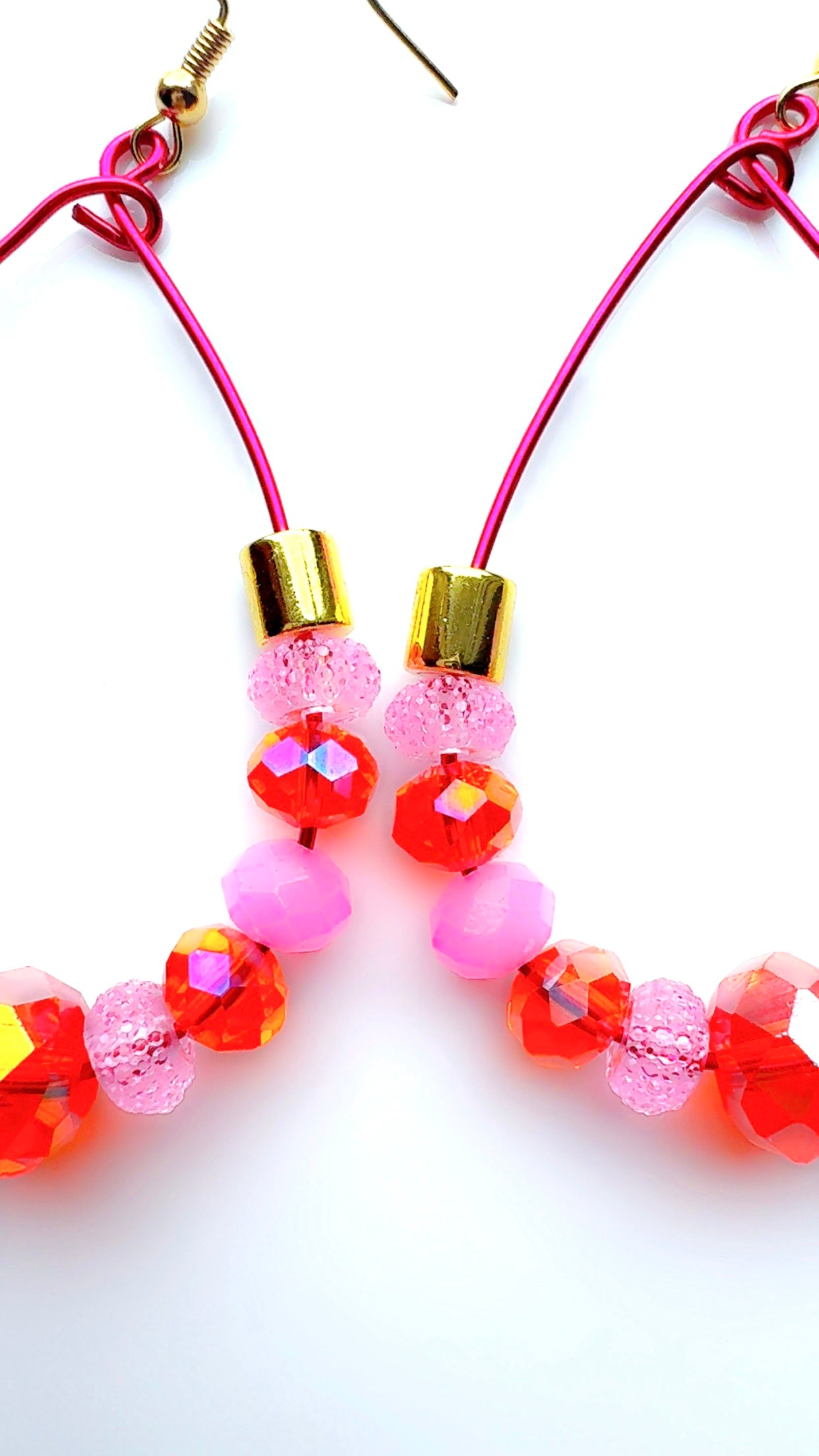 Orange and Pink Bubble Gum Ear Candy