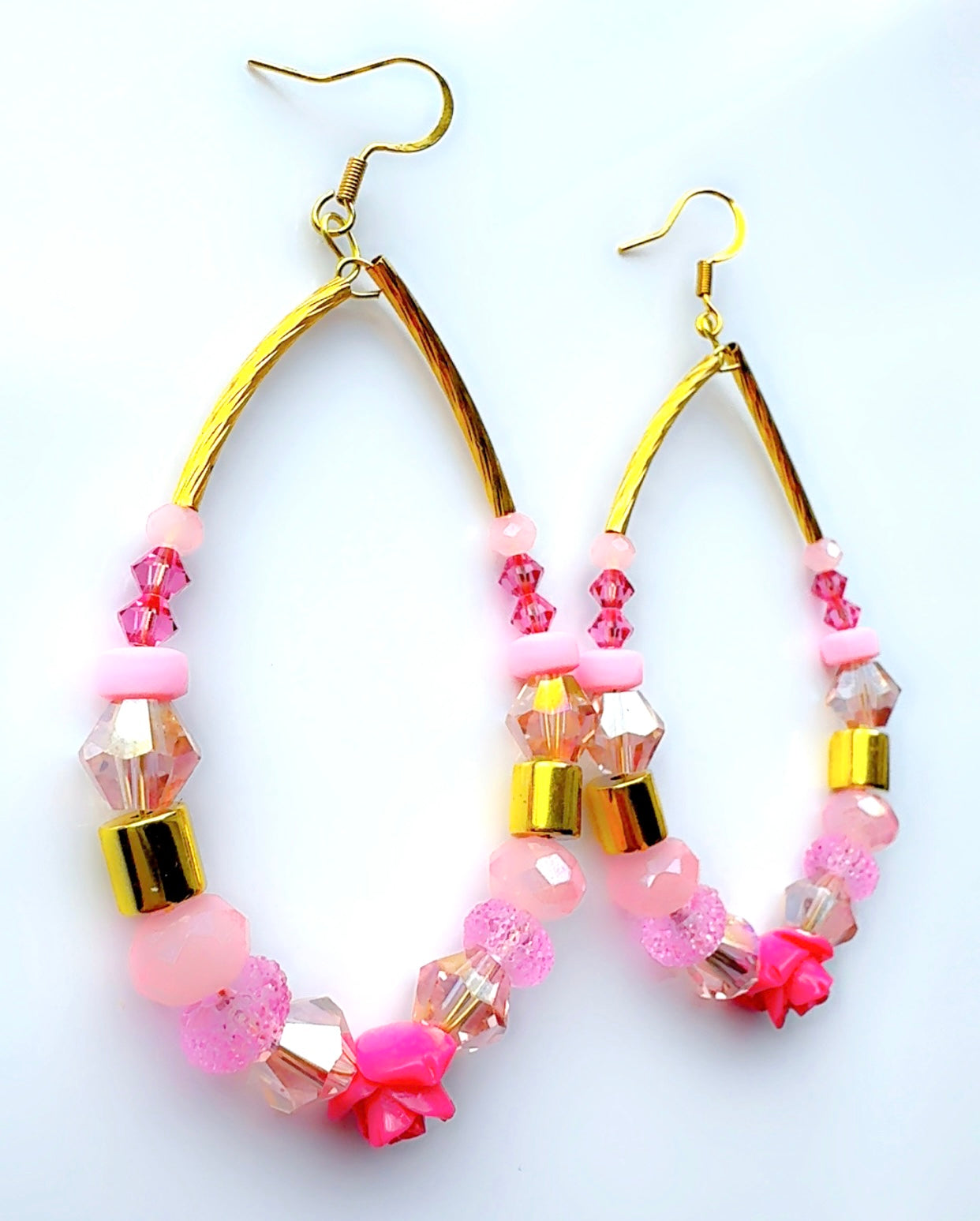 * Brand Signature Ear Candy Double Pink and Gold
