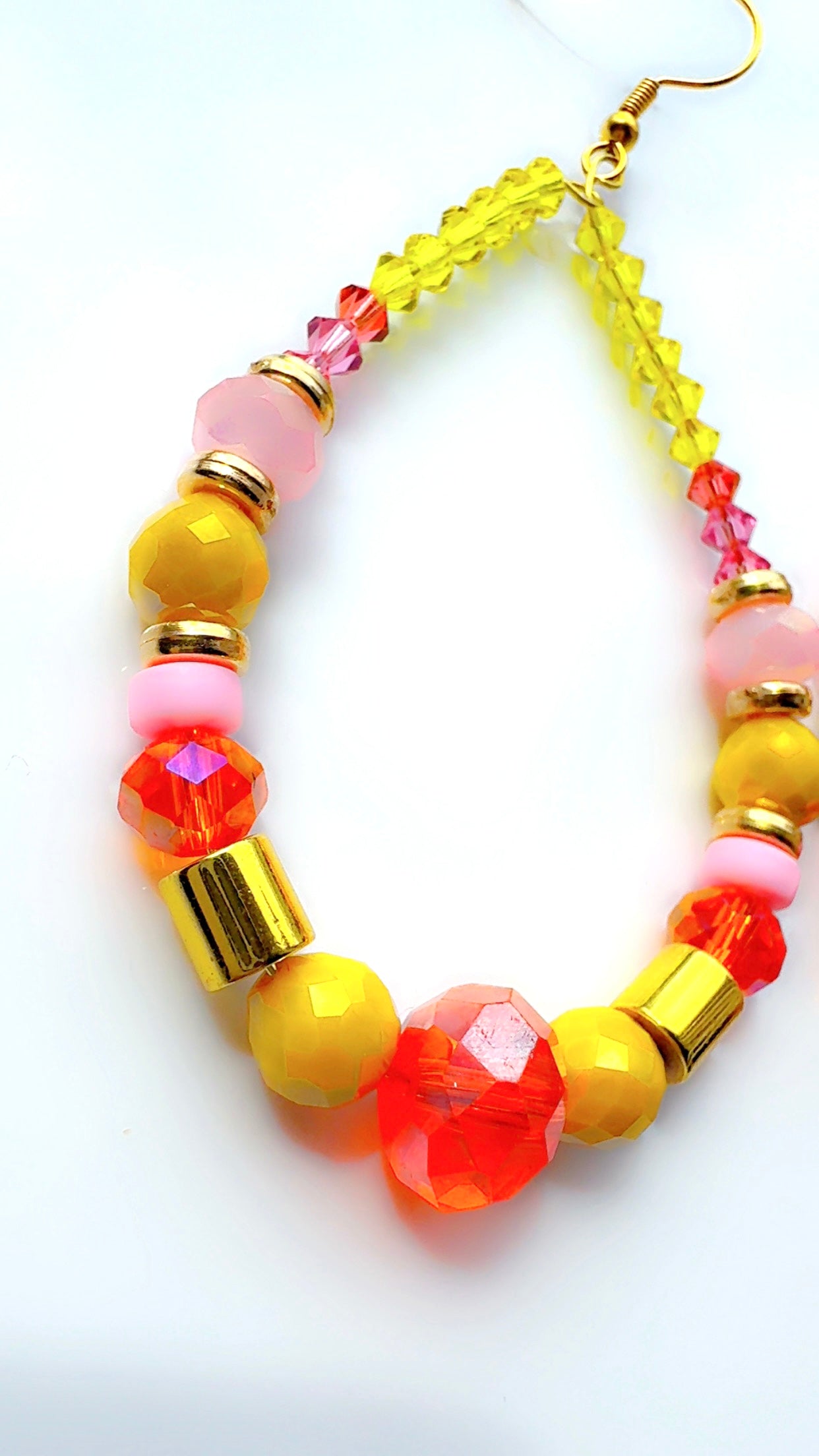 *Brand Signature Ear Candy Yellow Pink and Orange