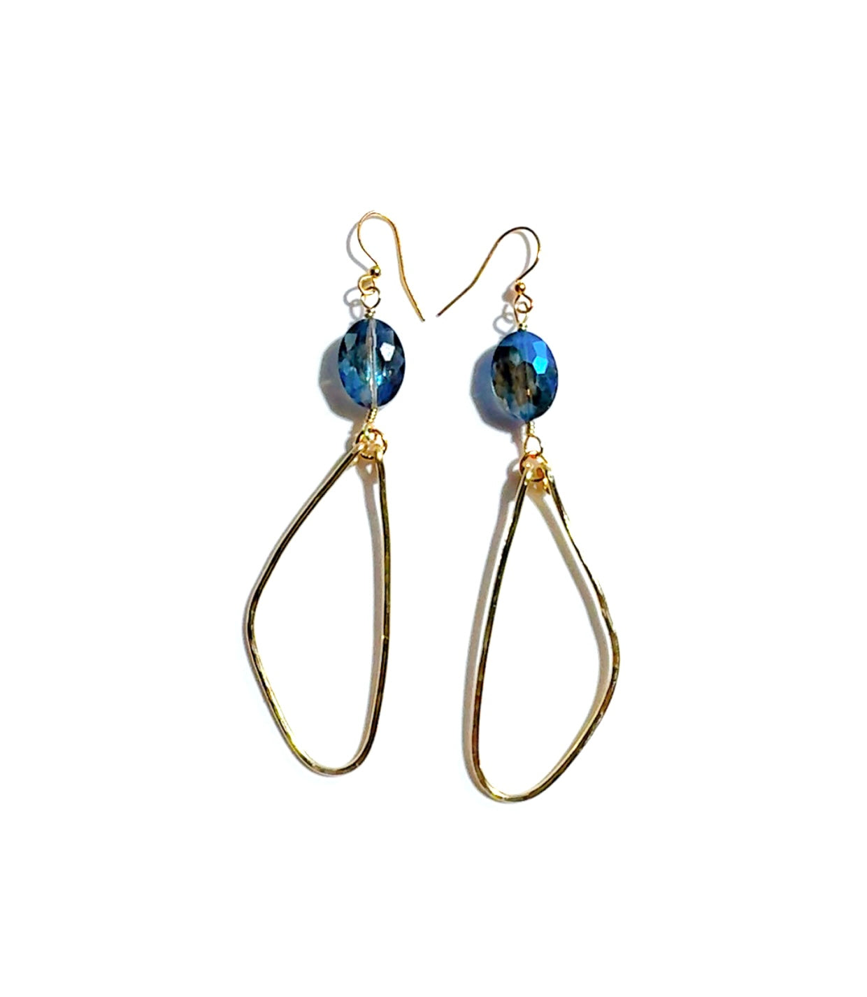 Sapphire Blue Ear and Neck Candy Set