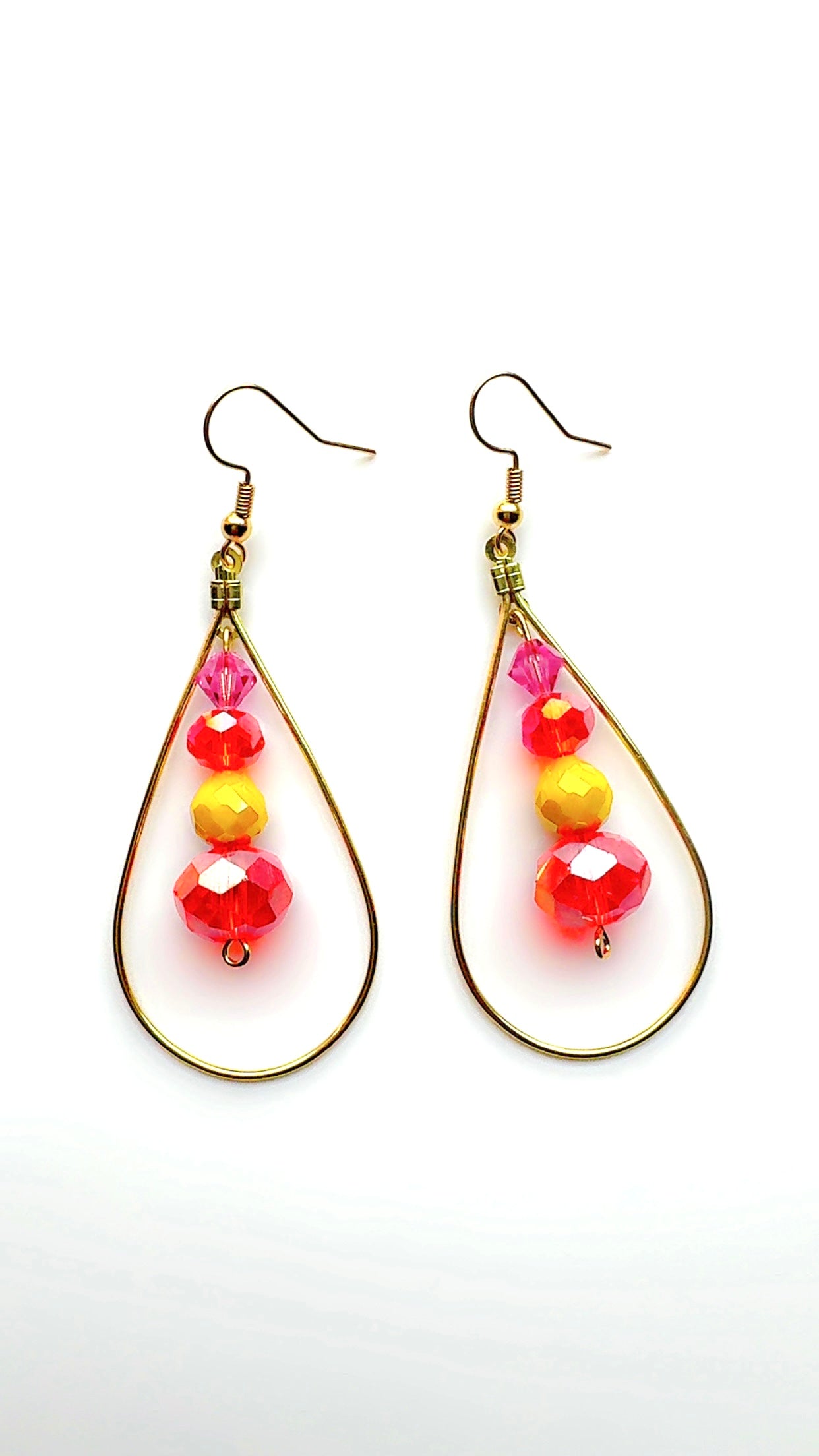 Orange Sunset Pendulum Ear Candy
