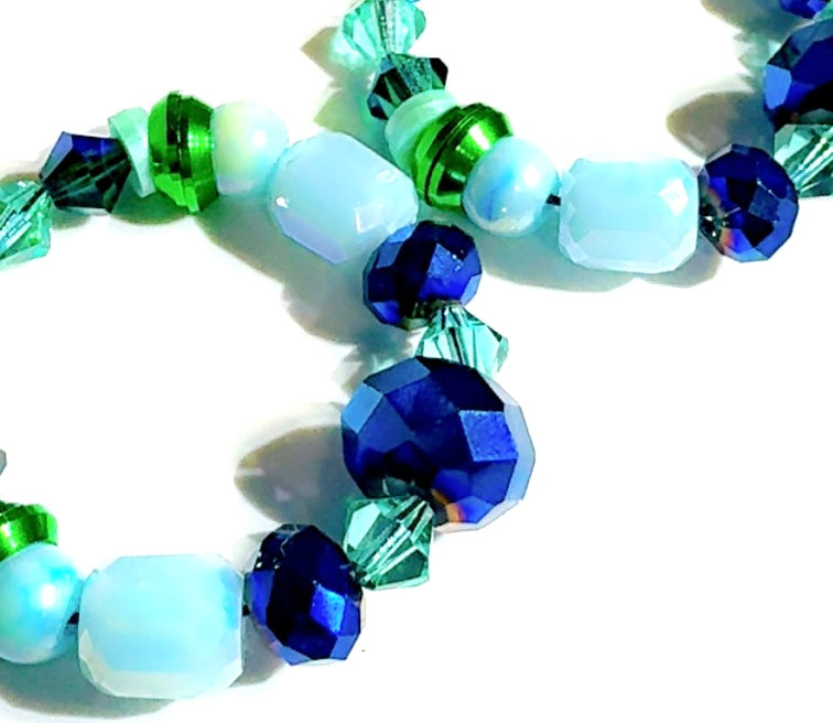 AS Color Pop Ear Candy Blue Green Circle Stack