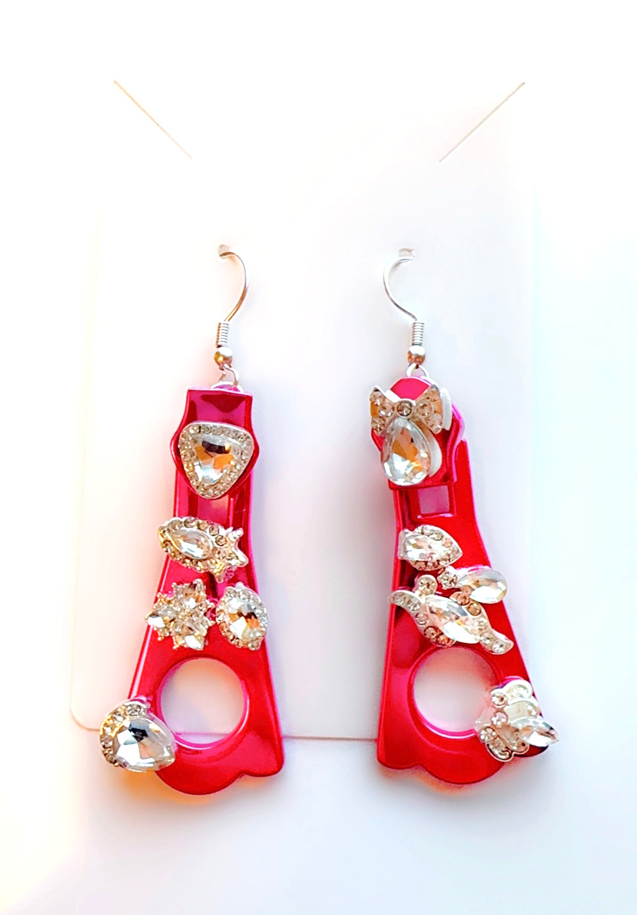 AS Color Pop Ear Candy Zipper Pull with Rhinestones *Signature Style for Brand. Best Sellers!