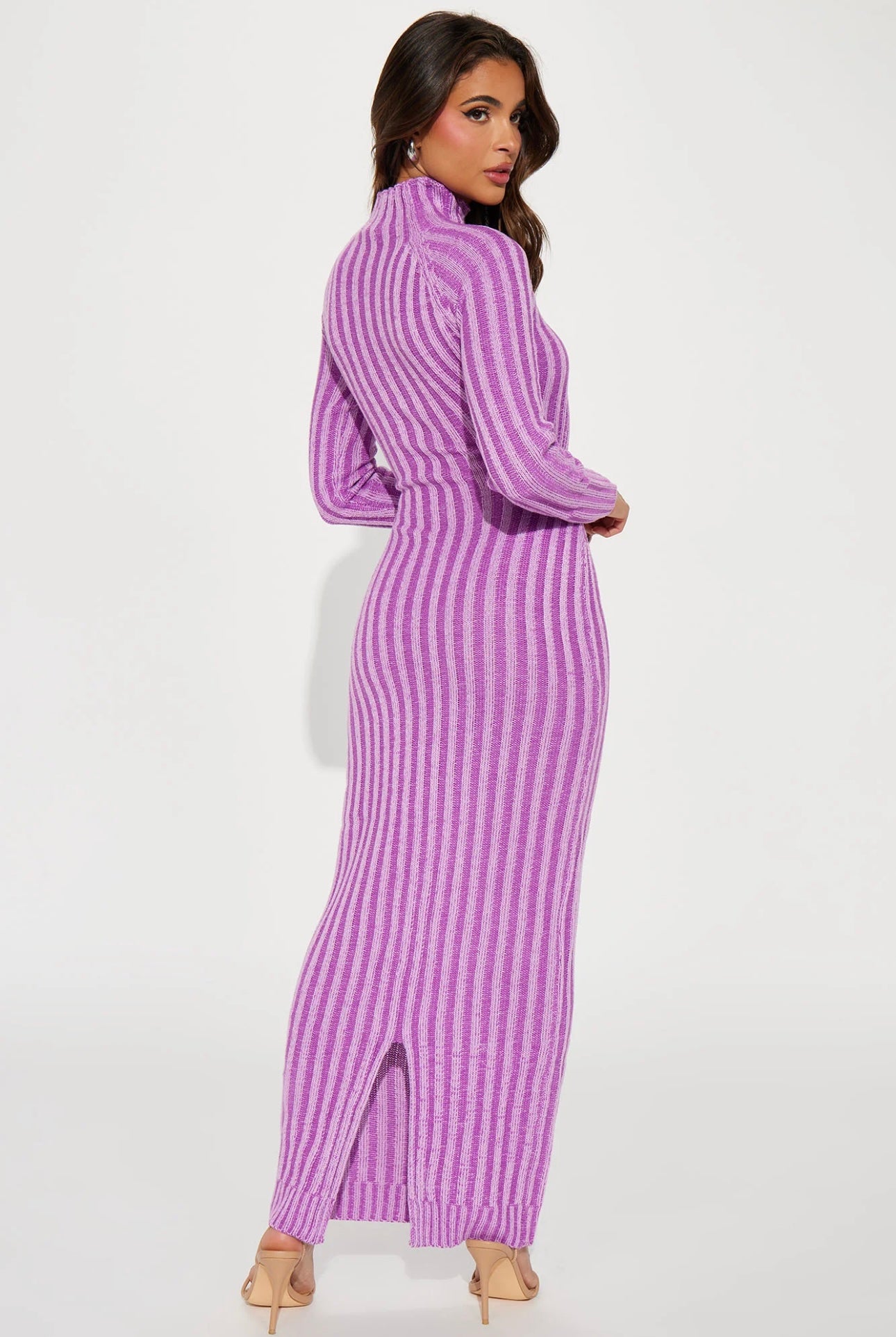 Purple Sweater Dress