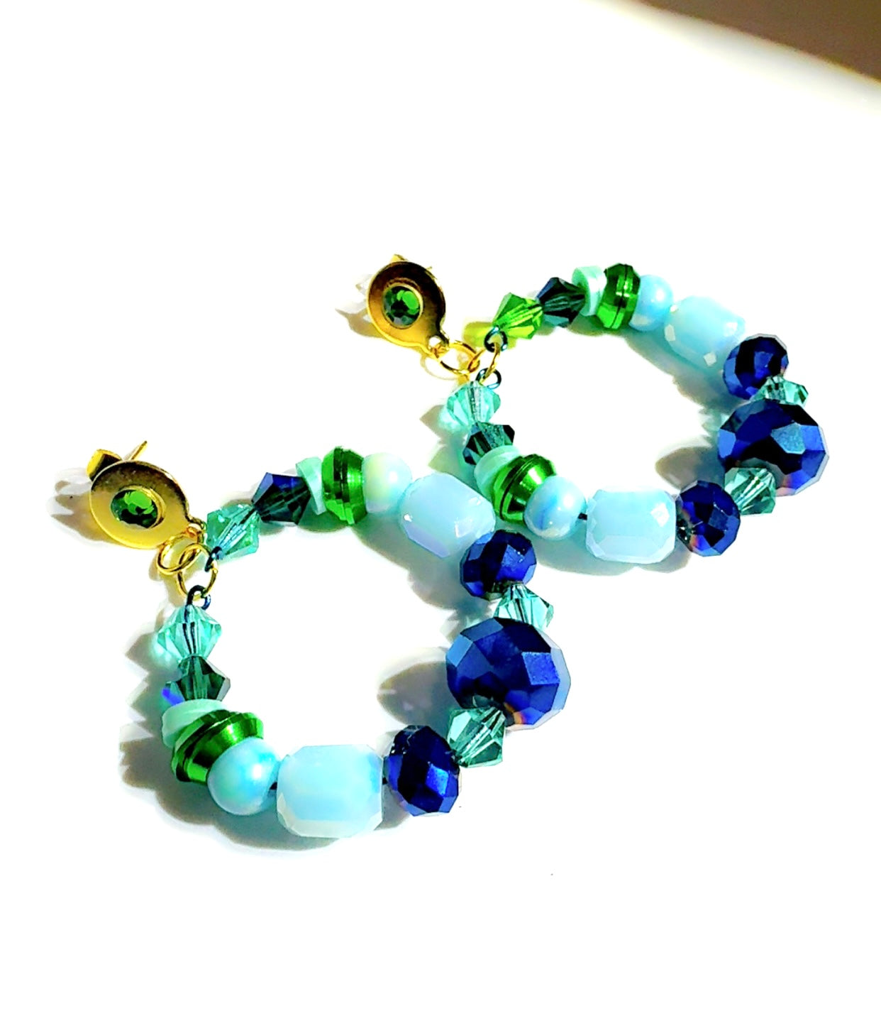 AS Color Pop Ear Candy Blue Green Circle Stack