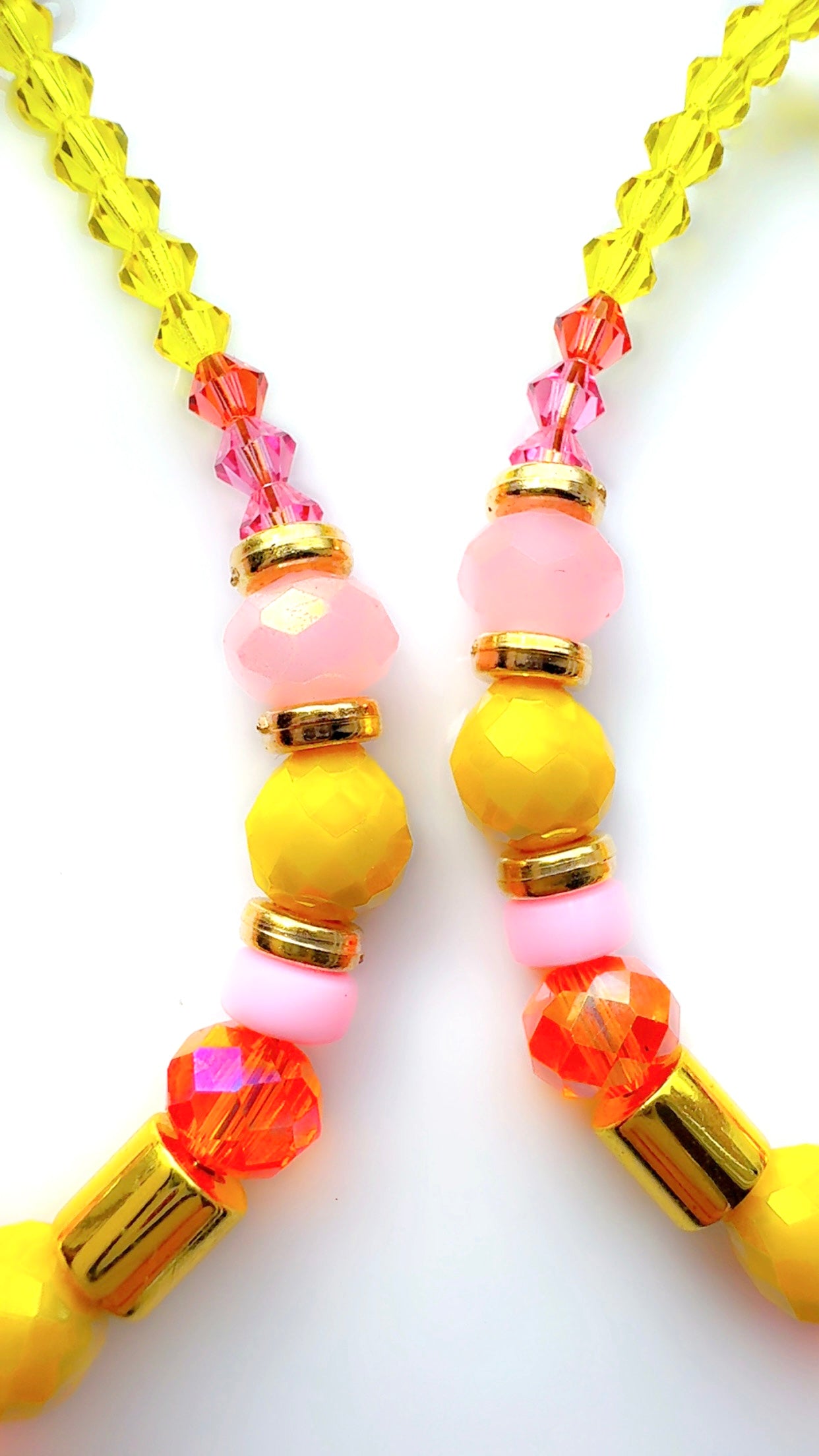 *Brand Signature Ear Candy Yellow Pink and Orange