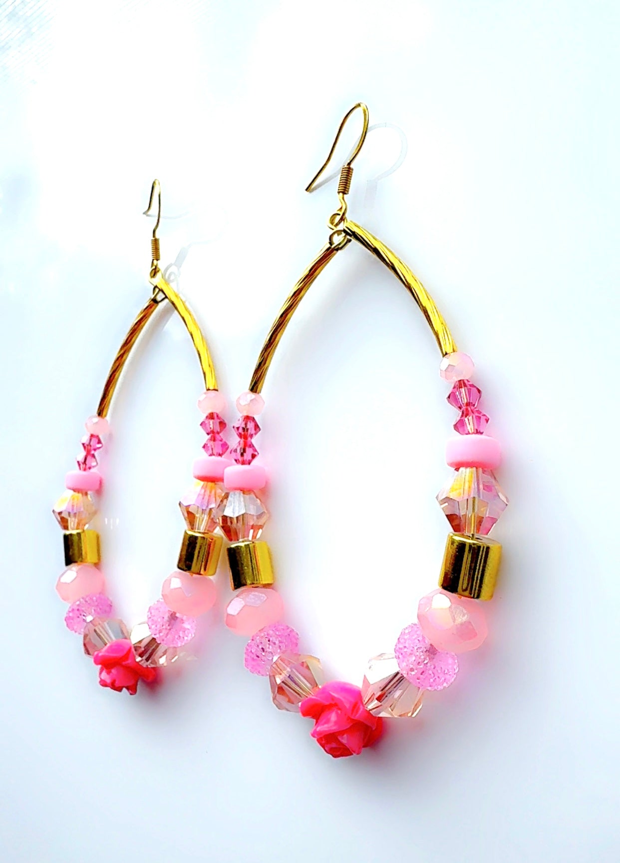 * Brand Signature Ear Candy Double Pink and Gold