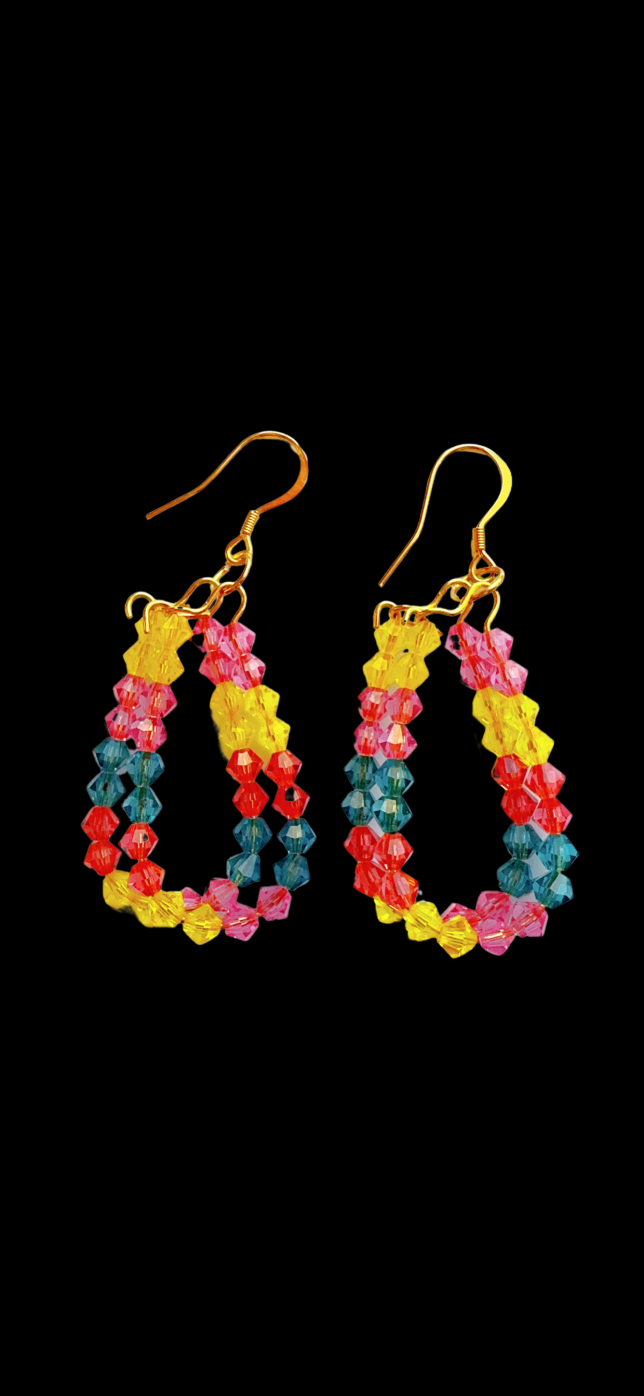 AS Color Pop Ear Candy Double Hoop Dangle