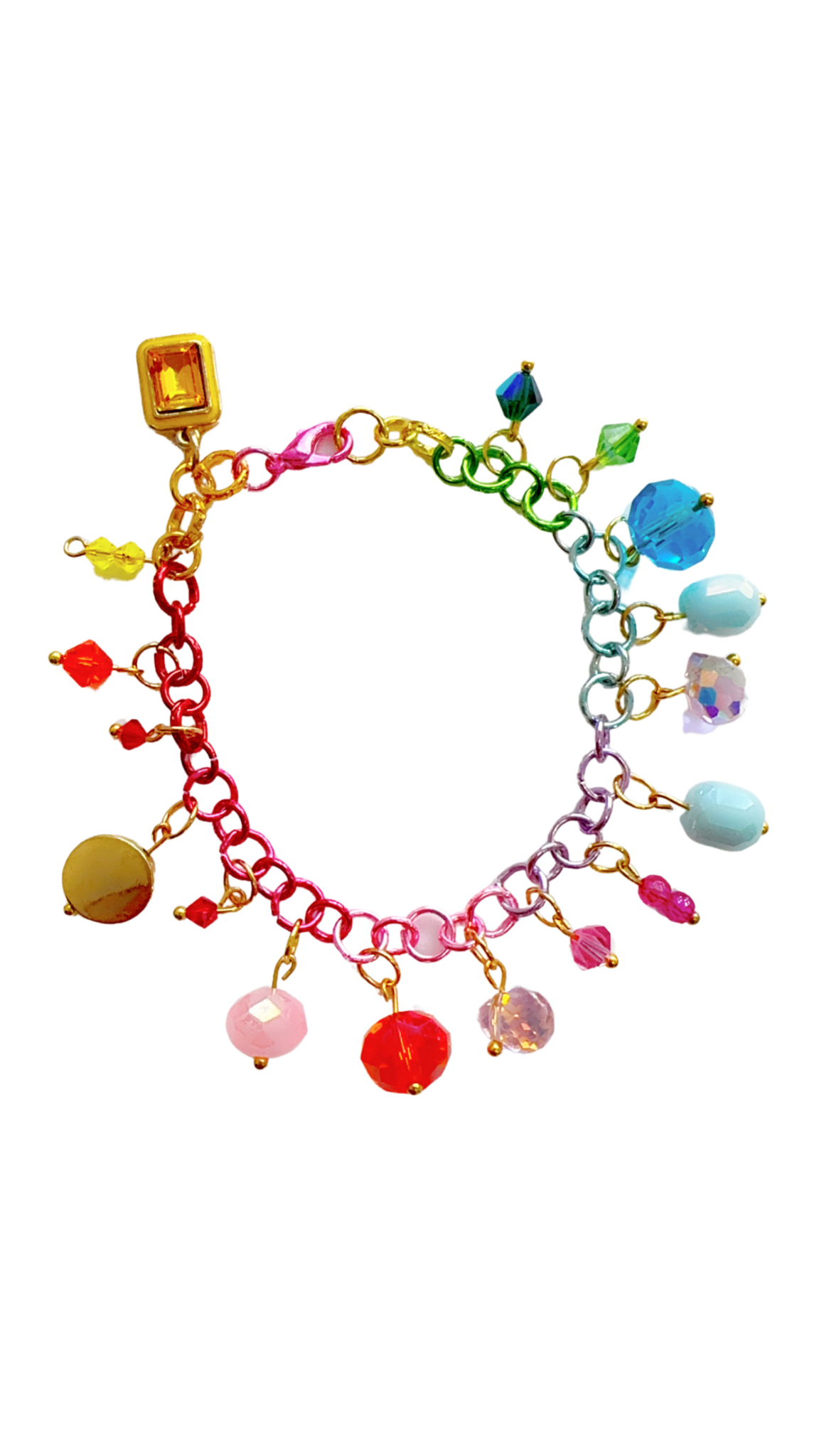 Sold Out!! Color Pop Arm Candy Charm Bracelet