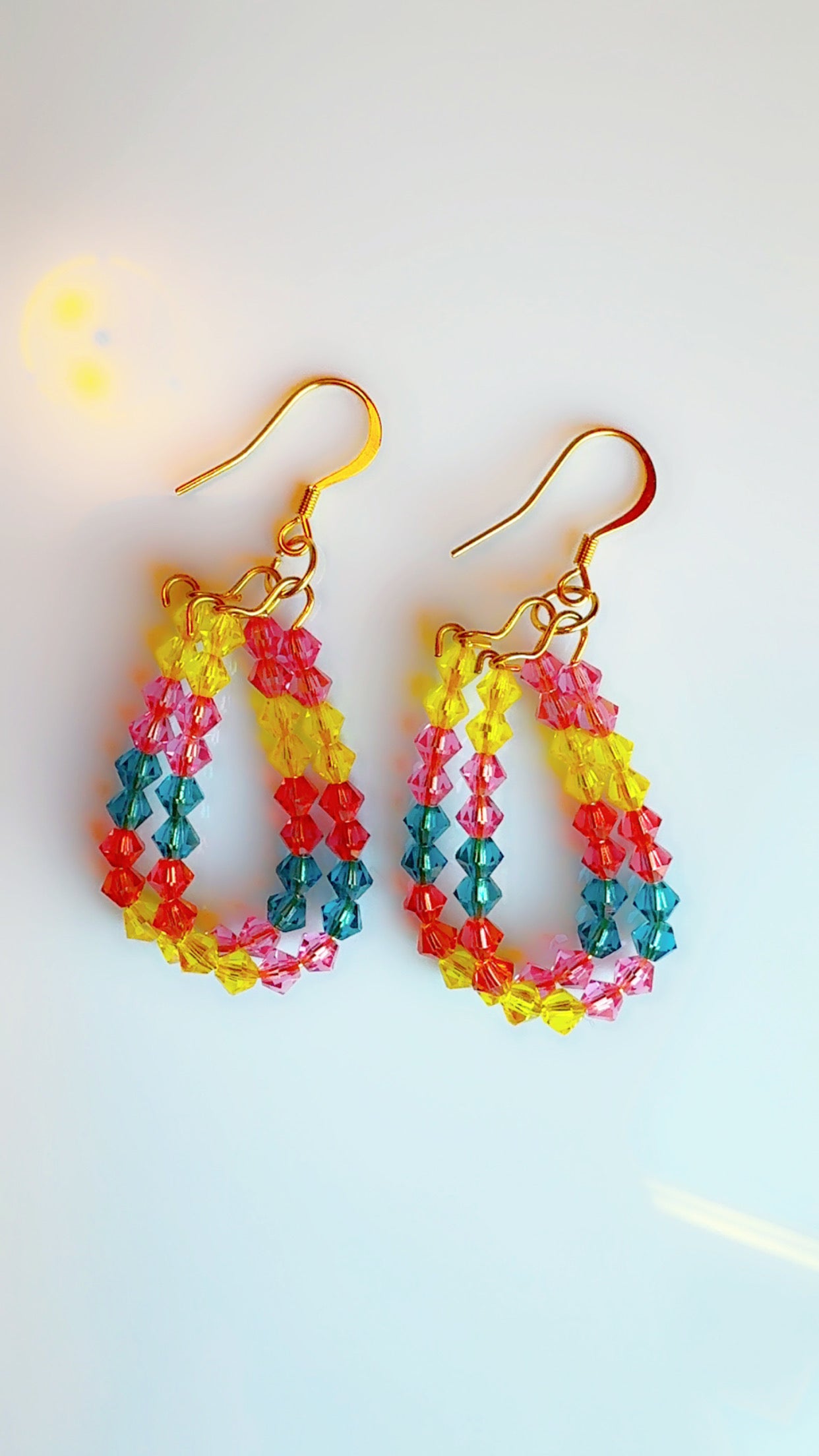 AS Color Pop Ear Candy Double Hoop Dangle