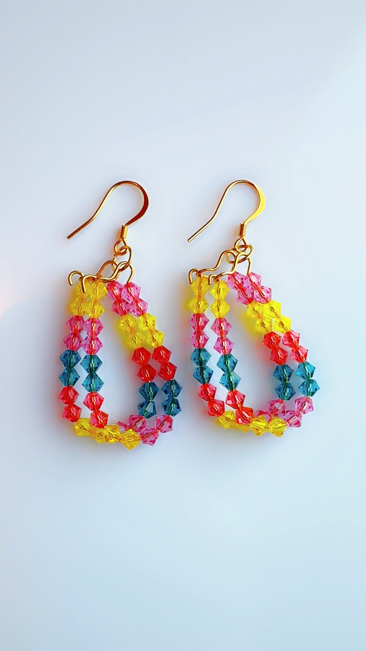 AS Color Pop Ear Candy Double Hoop Dangle