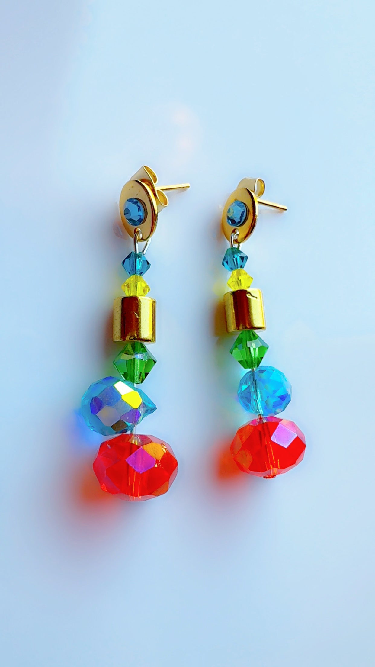 Color Pop Ear Candy Green Blue Orange Stack