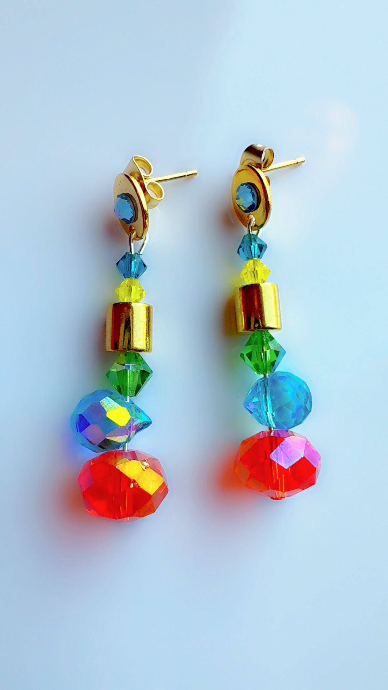 Color Pop Ear Candy Green Blue Orange Stack