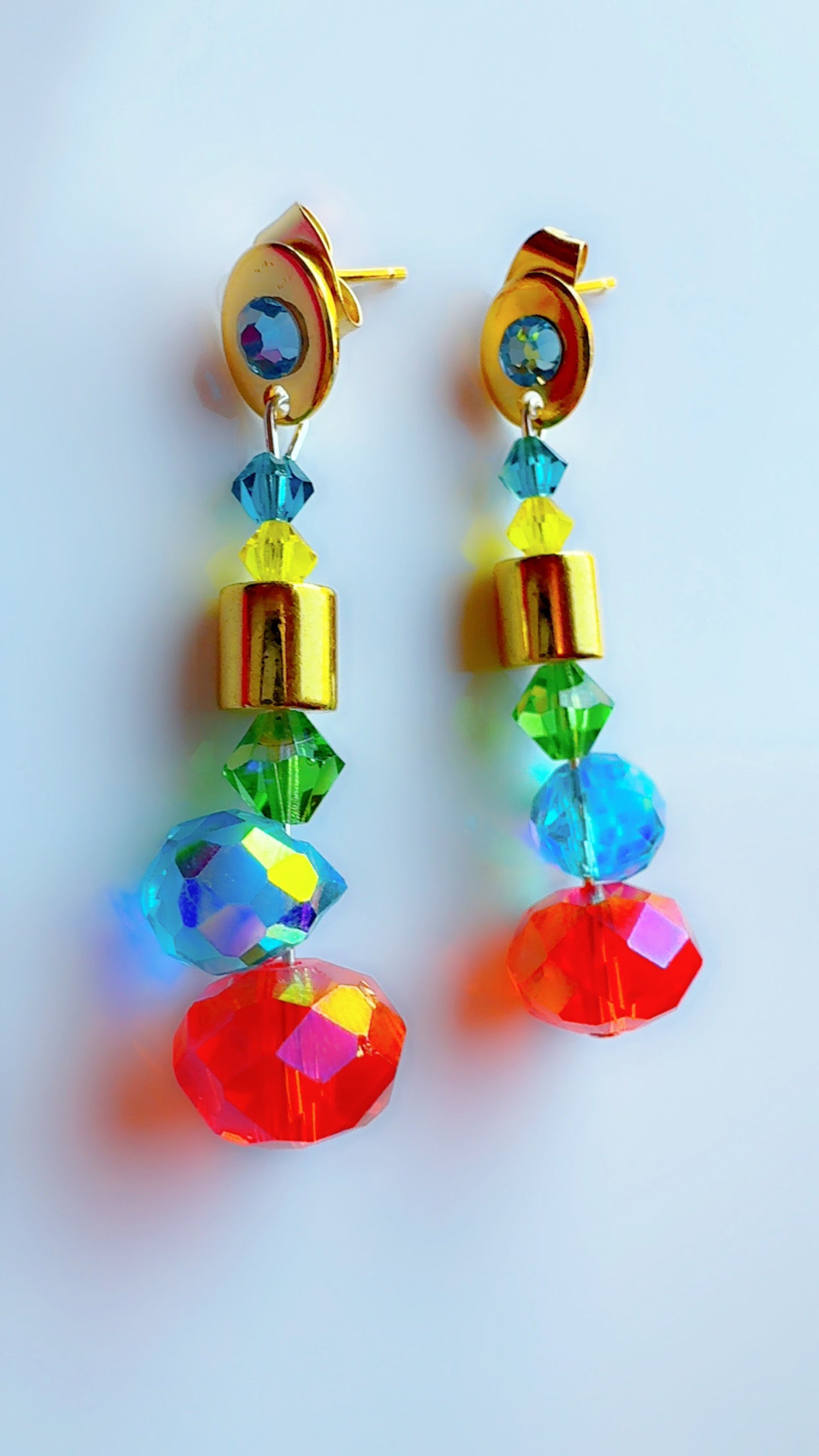 Color Pop Ear Candy Green Blue Orange Stack