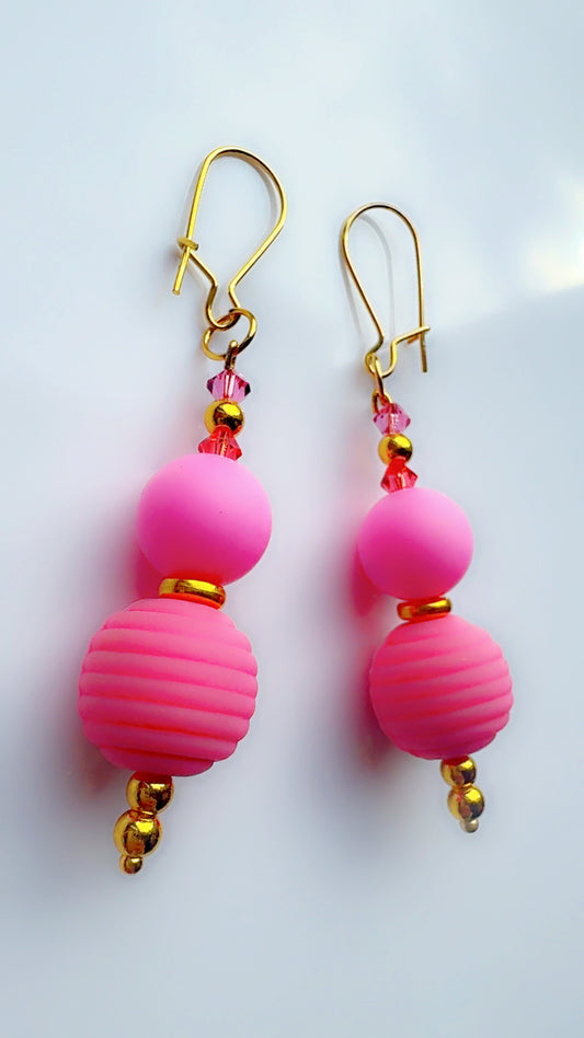 Color Pop Ear Candy Double Bubble Gum Pink Stack