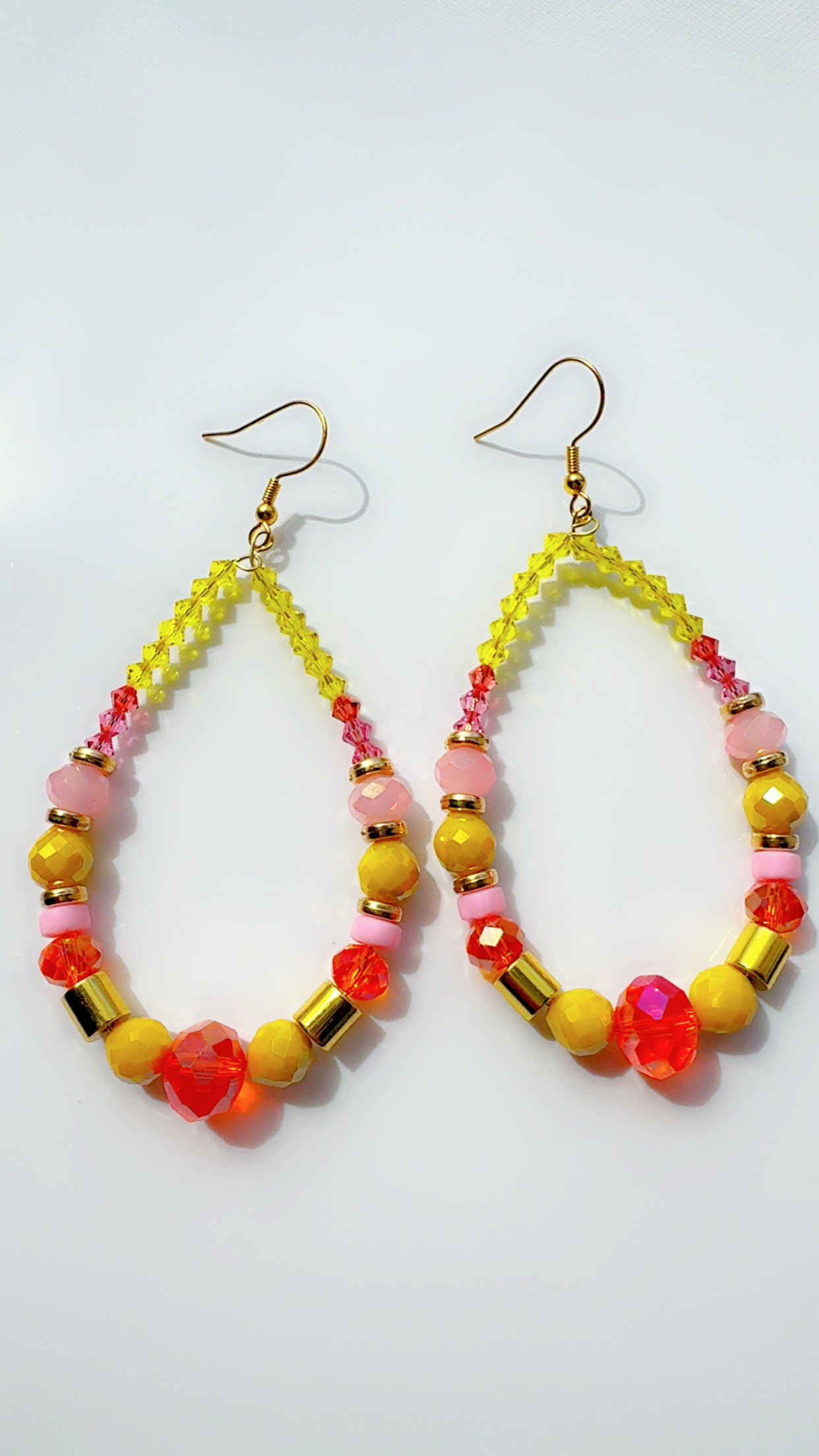 *Brand Signature Ear Candy Yellow Pink and Orange