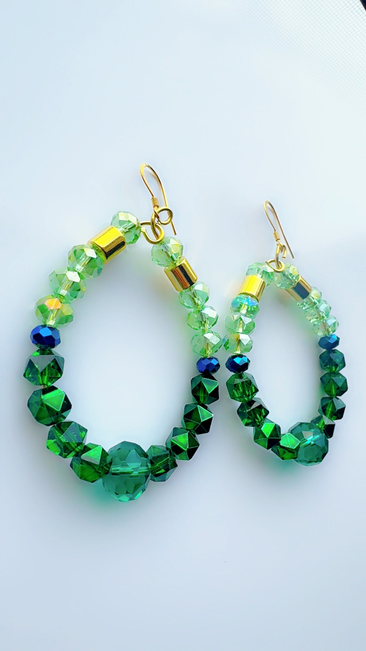 Wicked Green Glass Bead Ear Candy *Brand Signature