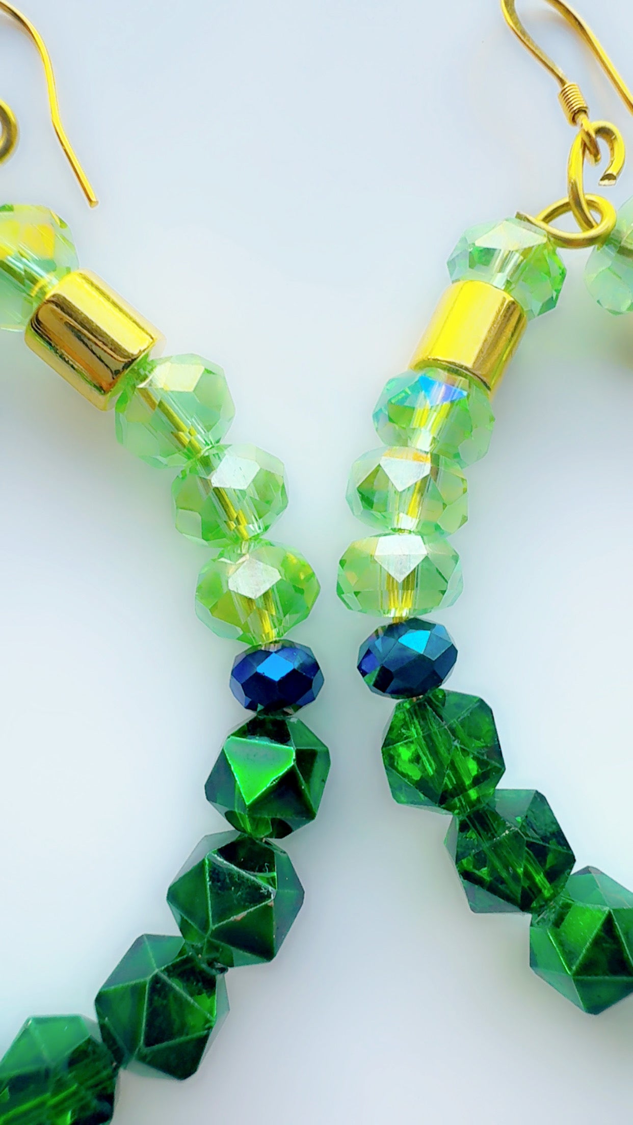 Wicked Green Glass Bead Ear Candy *Brand Signature