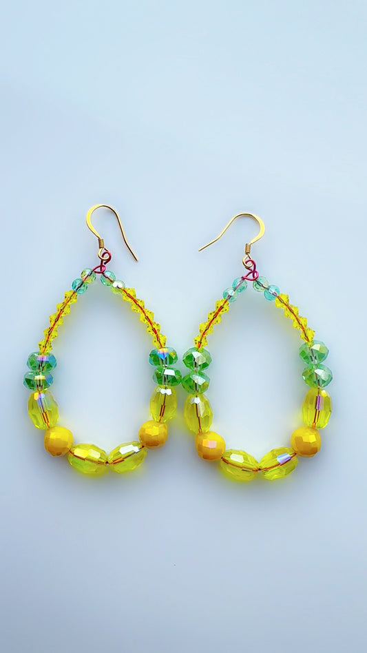 Yellow Brick Road Crystal Earrings Candy *Brand Signature Style