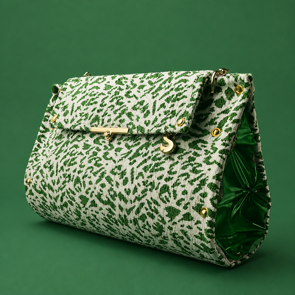 Wicked Green Cheetah Bag XL *Designer Favorite