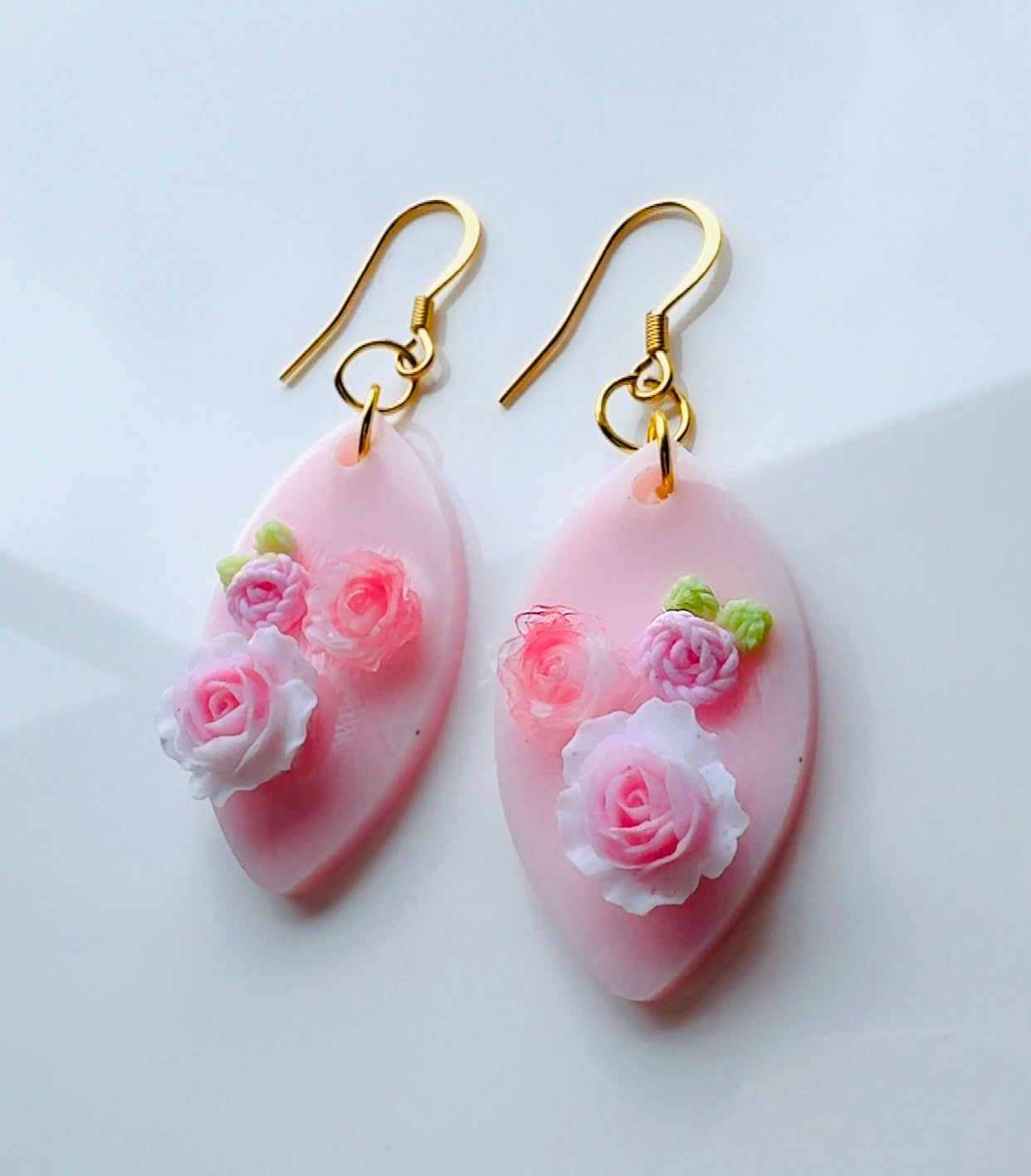 Pink Bouquet Earrings
