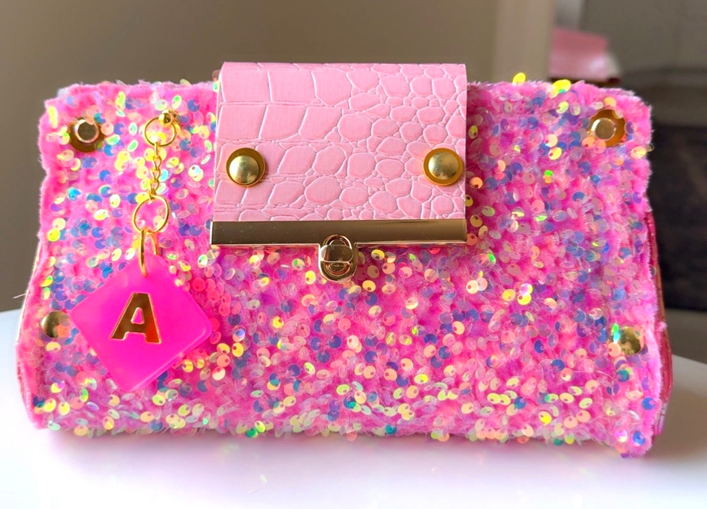 16 Candles Prom Sequin Clutch