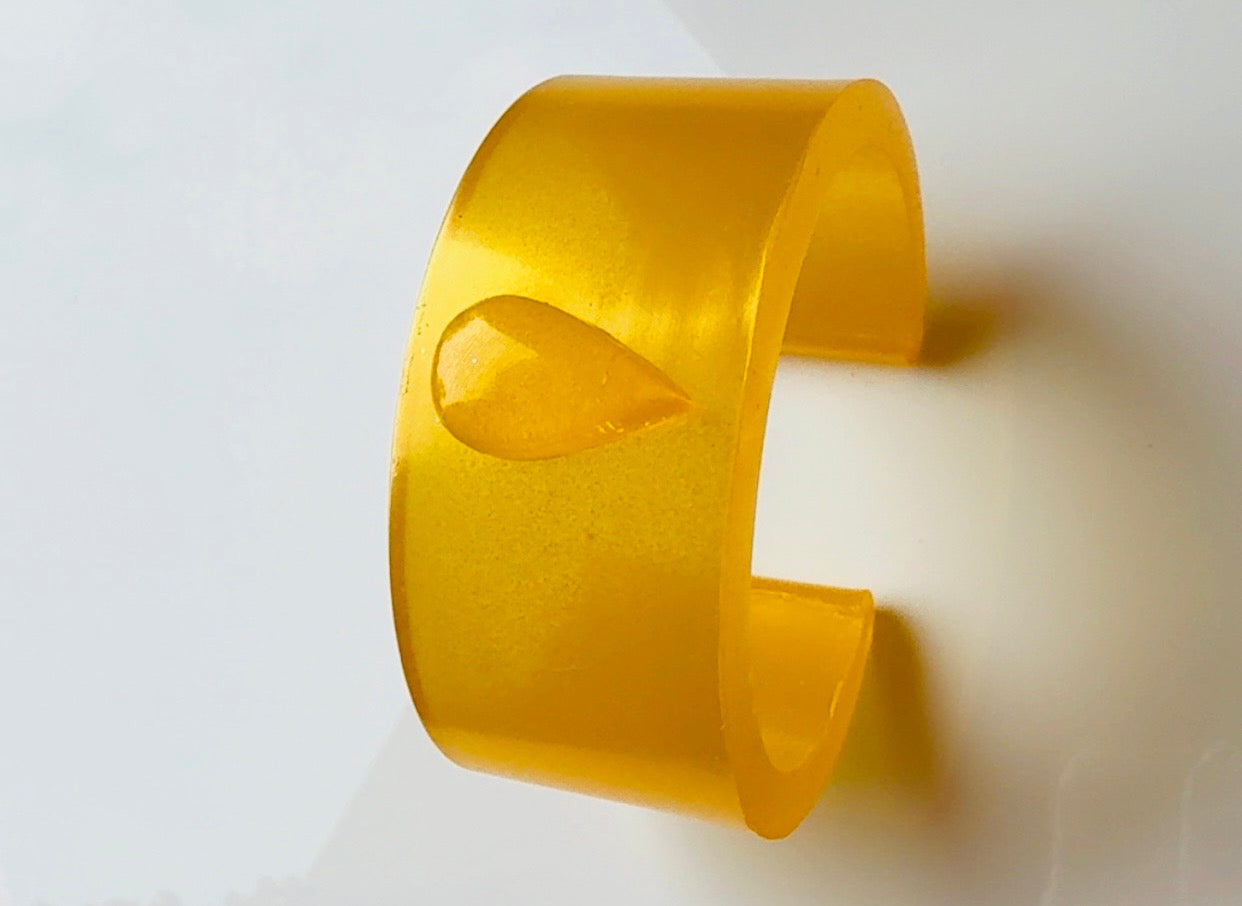 Golden Teardrop Cuff