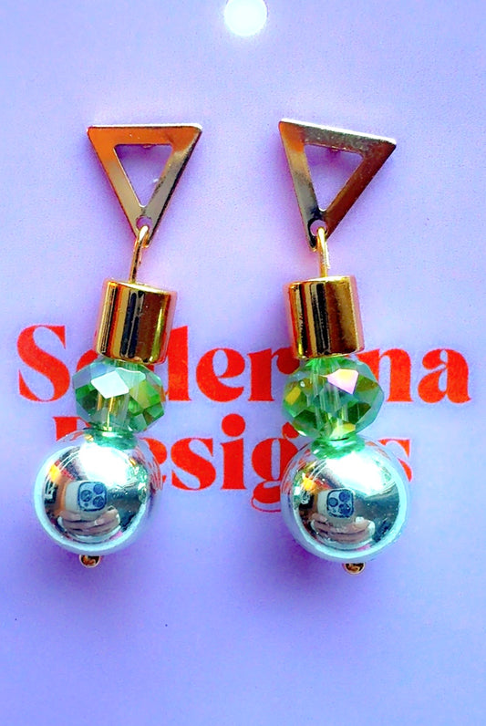 Green Chrome Small Stack