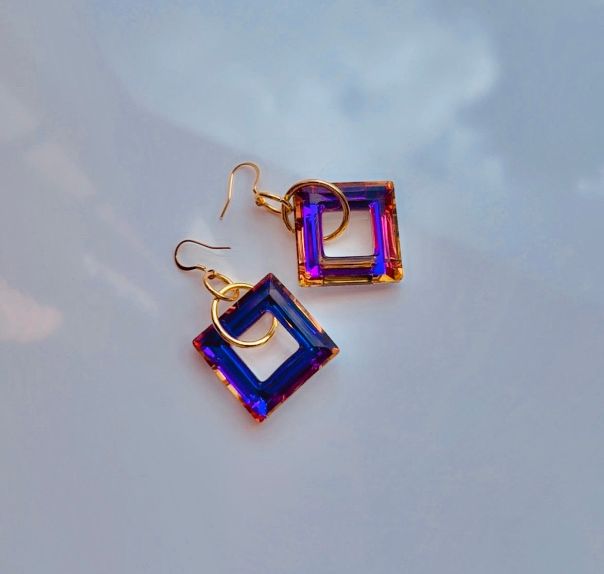 Cubist Glass Ear Candy