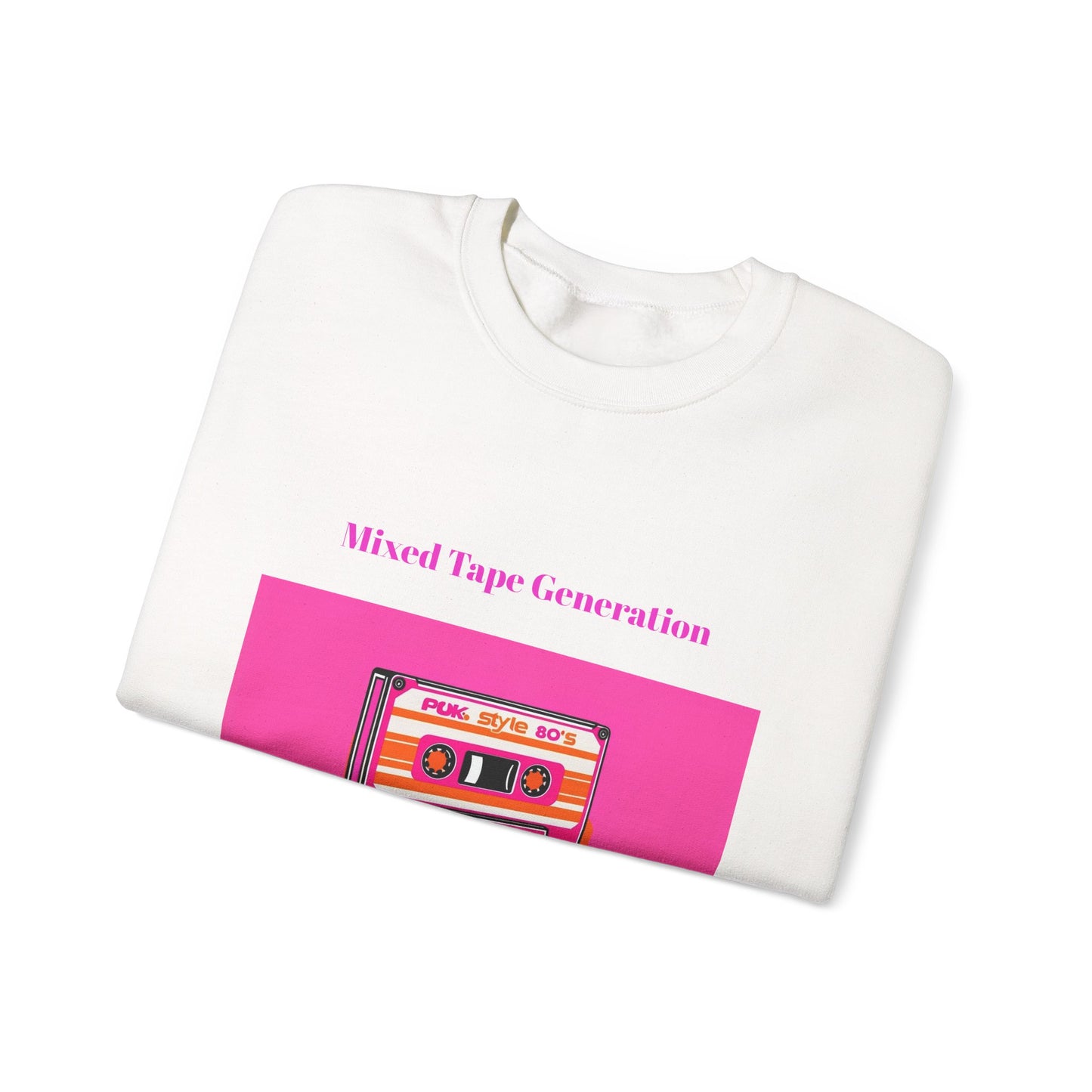 Mixed Tape Generation Sweatshirt — Retro Cassette Graphic Crewneck